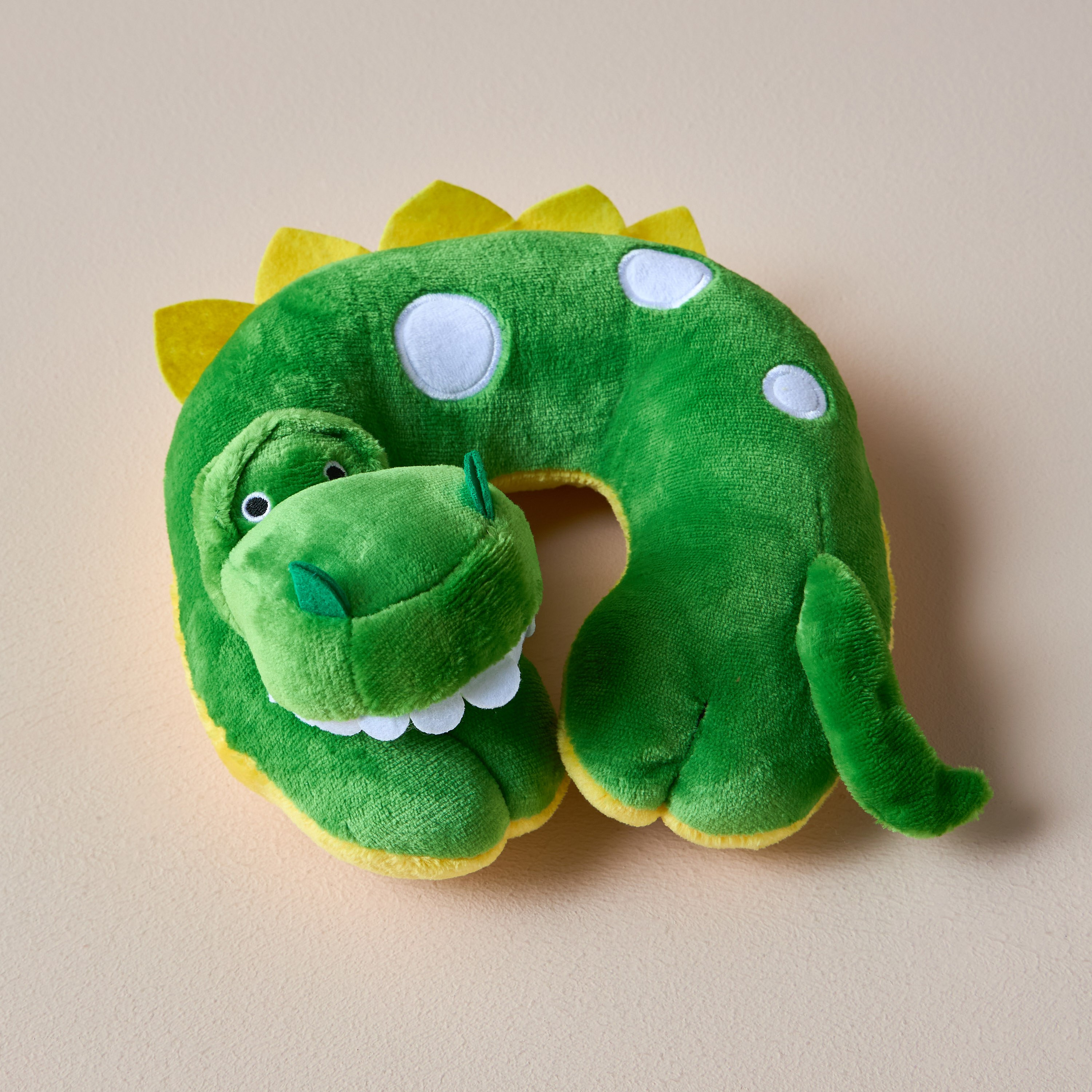 Rex Dinosaur Plush Animal Neck Pillow - 26x27 cm