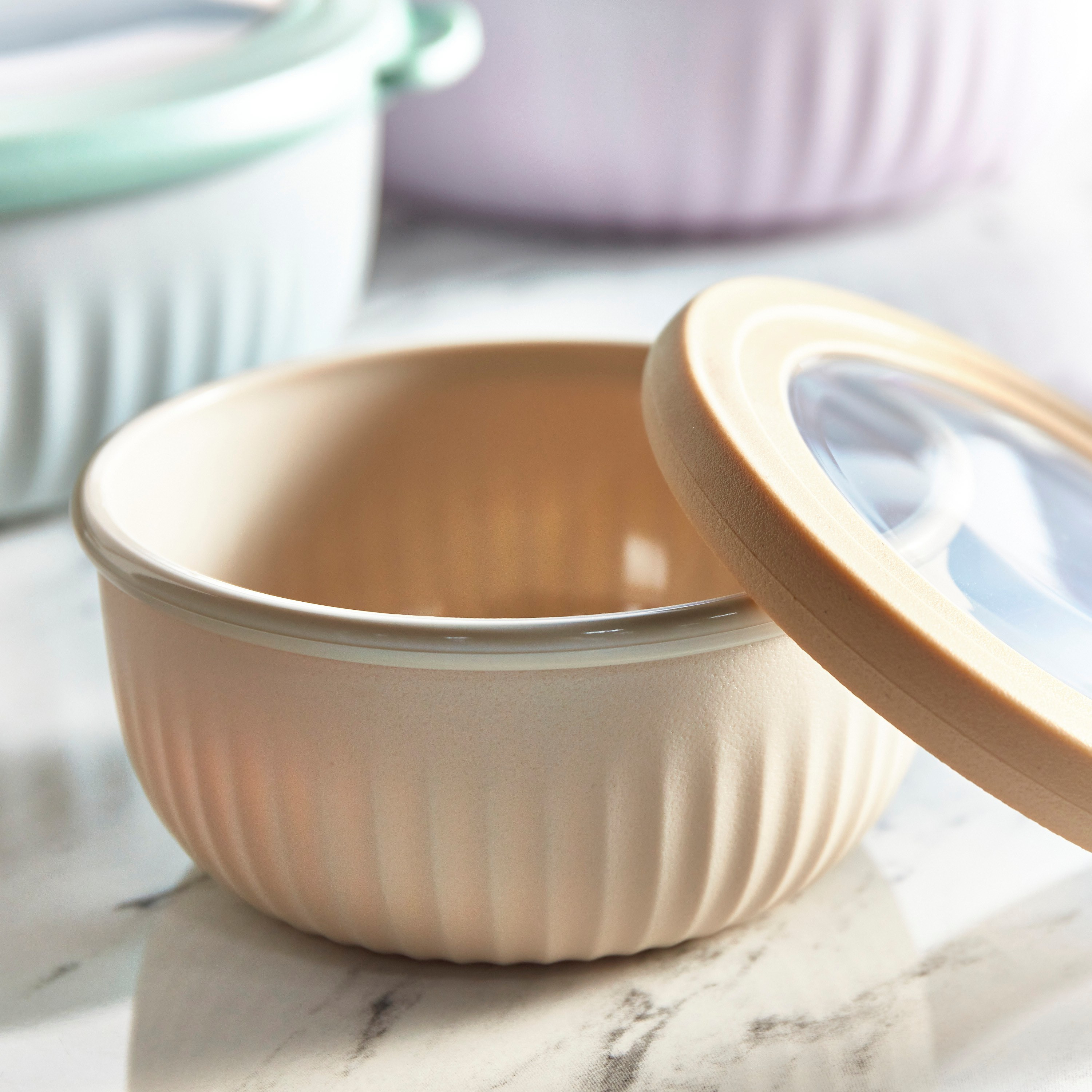 Greengate Alice Tortenplatte – Pale Pink, 20 Cm | Aus Glas Mit Vintage-Riffelung | Perfekt Für Kuchen & Tartes