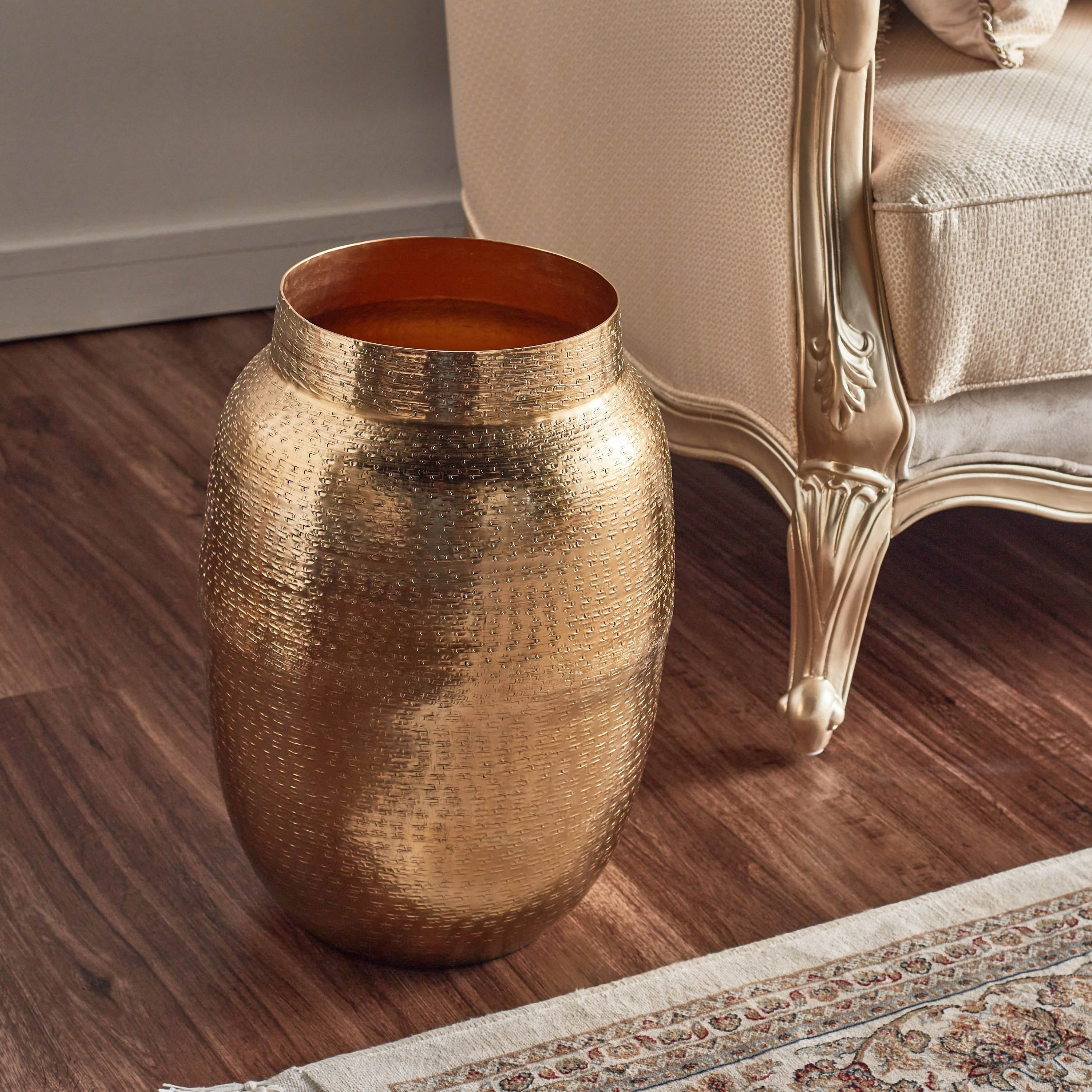 Alu Hammered Planter - 46 cm-household-gardenandoutdoor-potsandplanters-planters-image-2