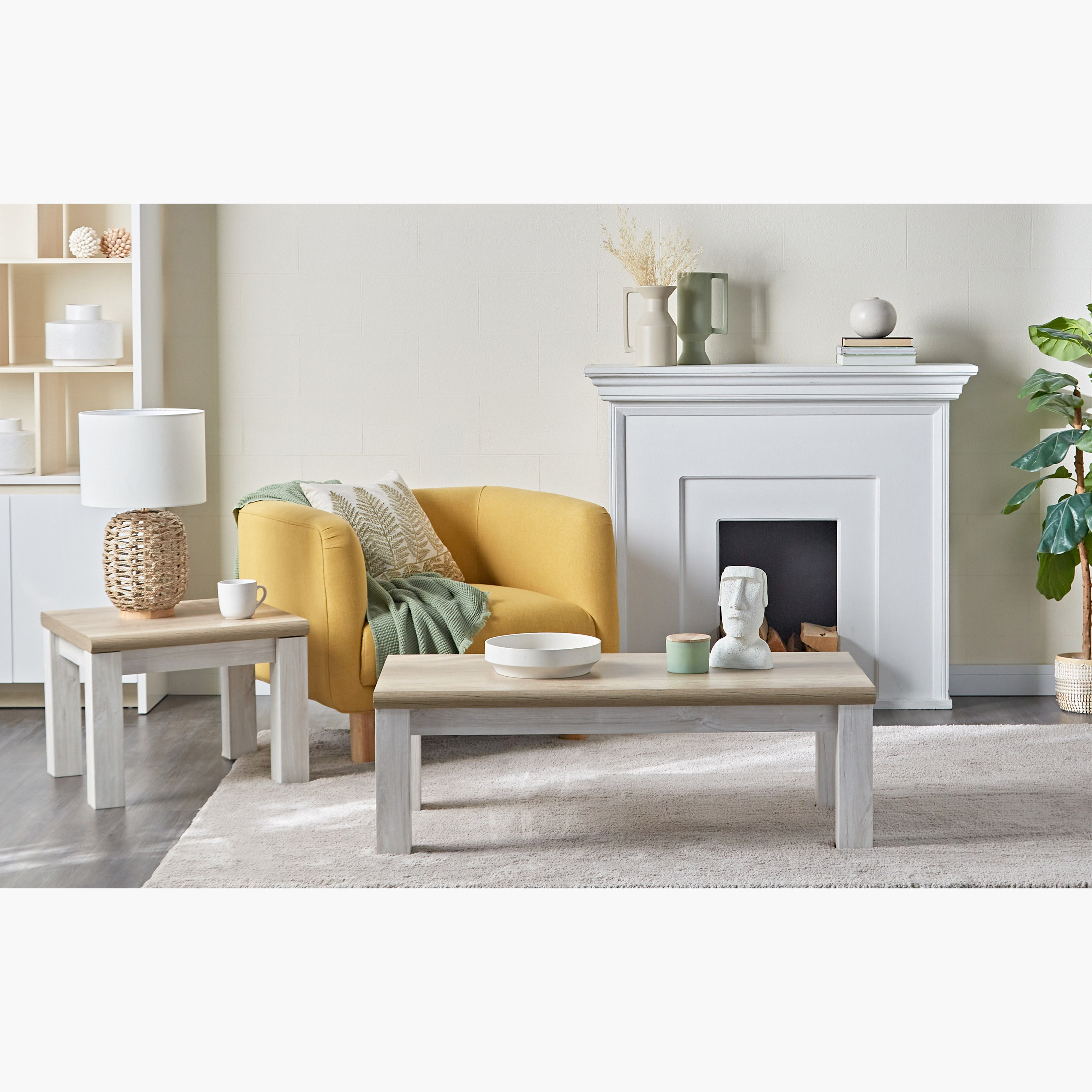 Bromley grey store coffee table