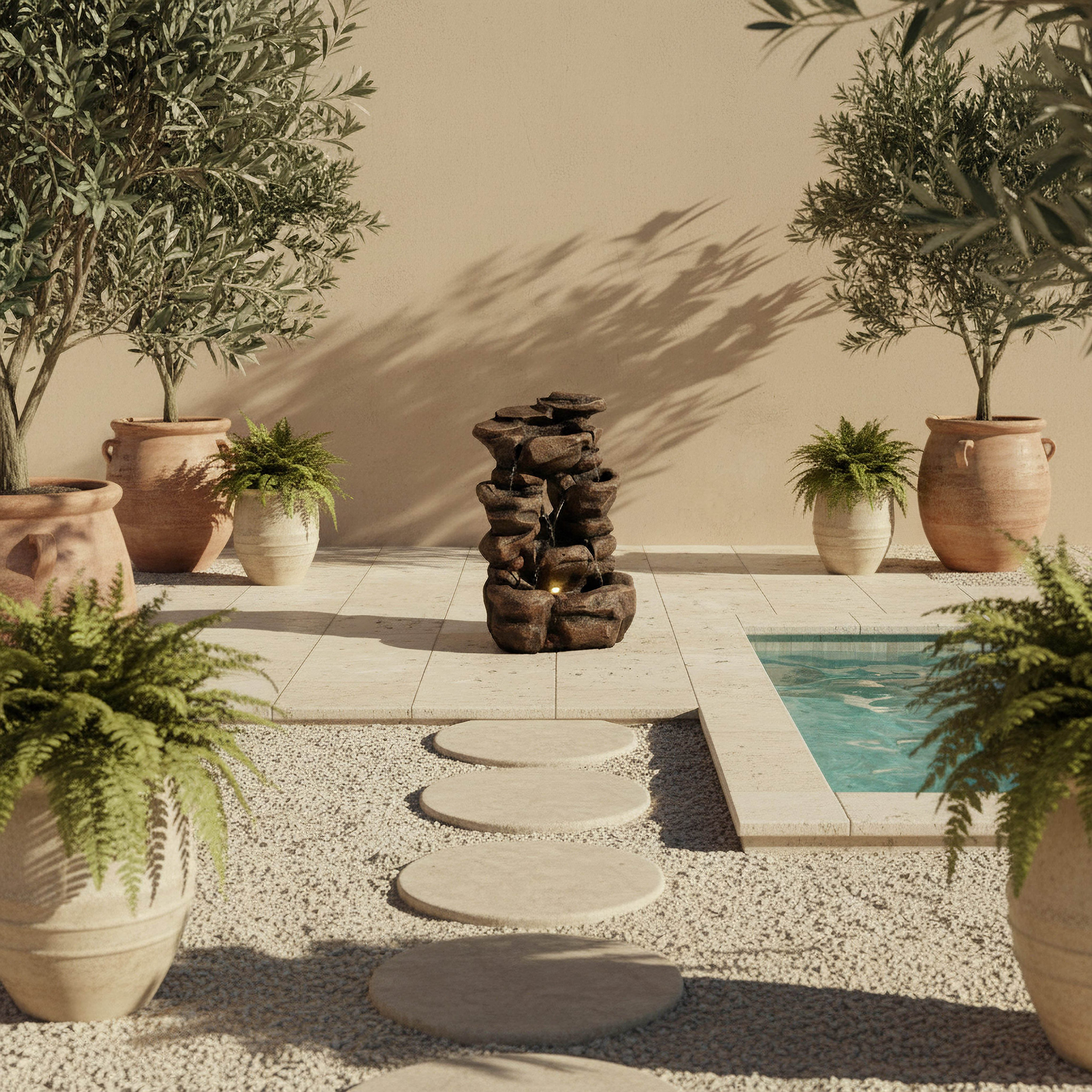 نافورة حجرية-household-gardenandoutdoor-fountains-image-4