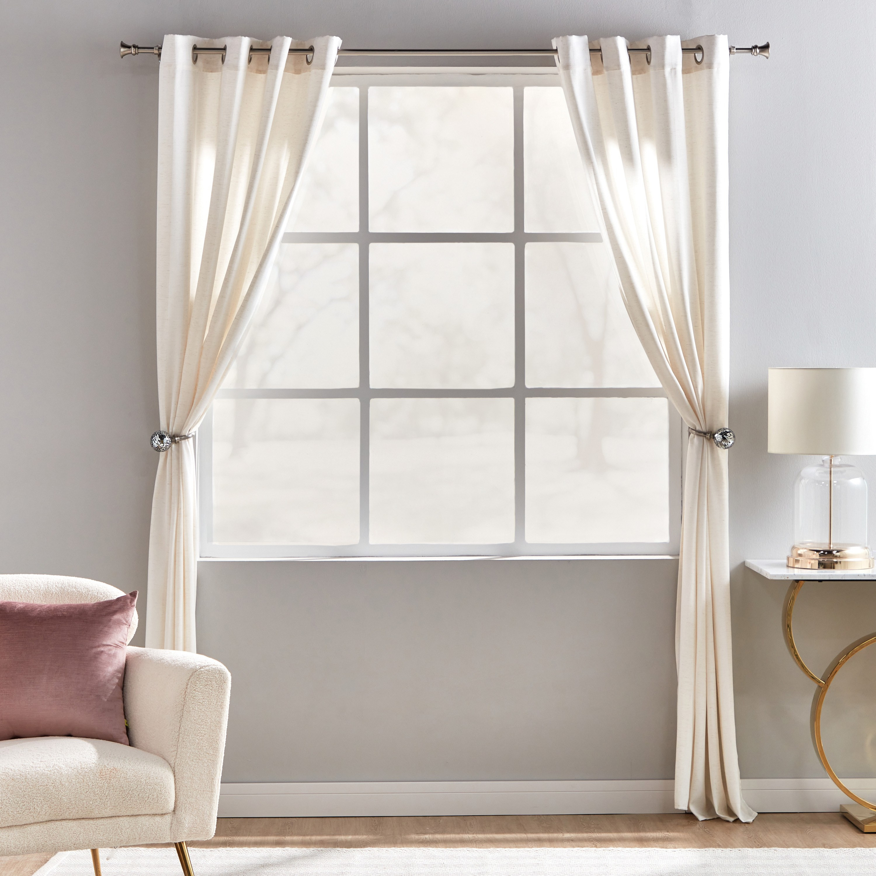 Lian Stripe 2-Piece Curtain Set - 140x240 cm-household-windows-curtains-image-5