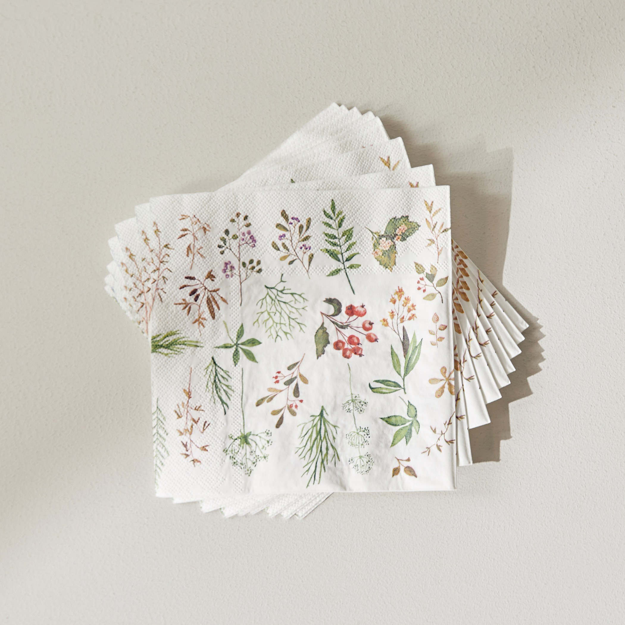 Ferns Napkin - 33x33 cm, Set of 20