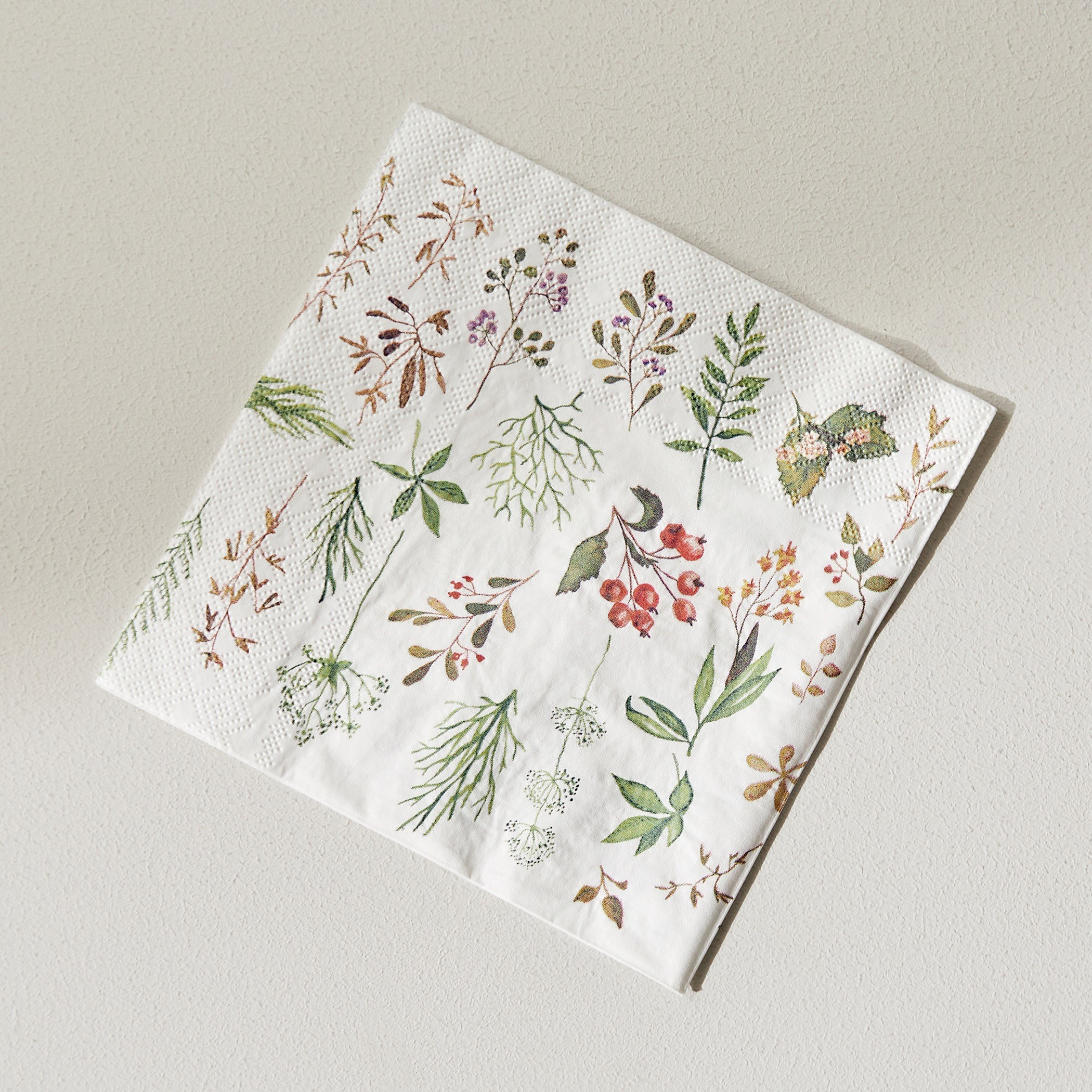 Ferns Napkin - 33x33 cm, Set of 20-household-dining-tablelinen-napkinsandaccessories-image-2