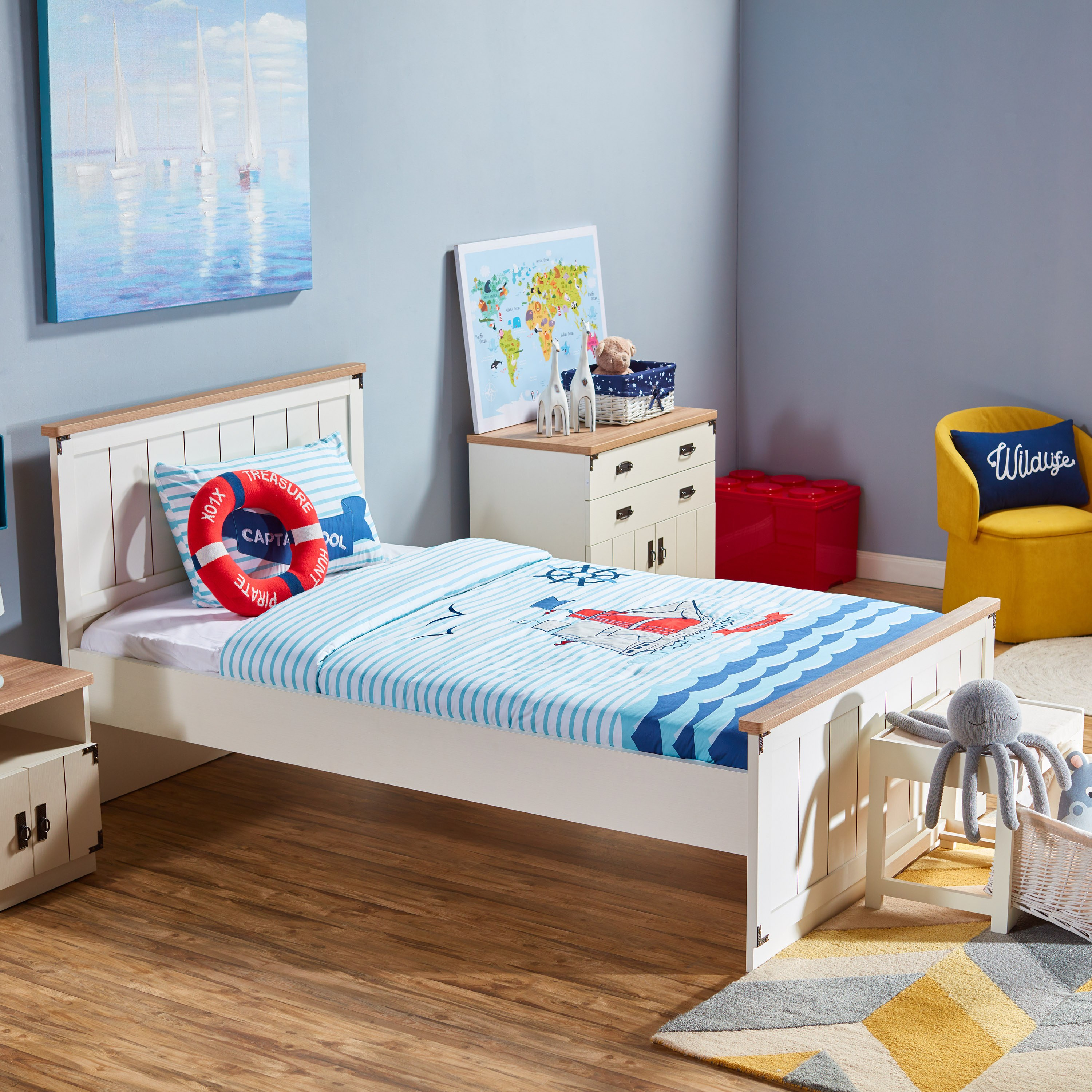 Shop Leon Single Bed 120x200 cm Homecentre Oman