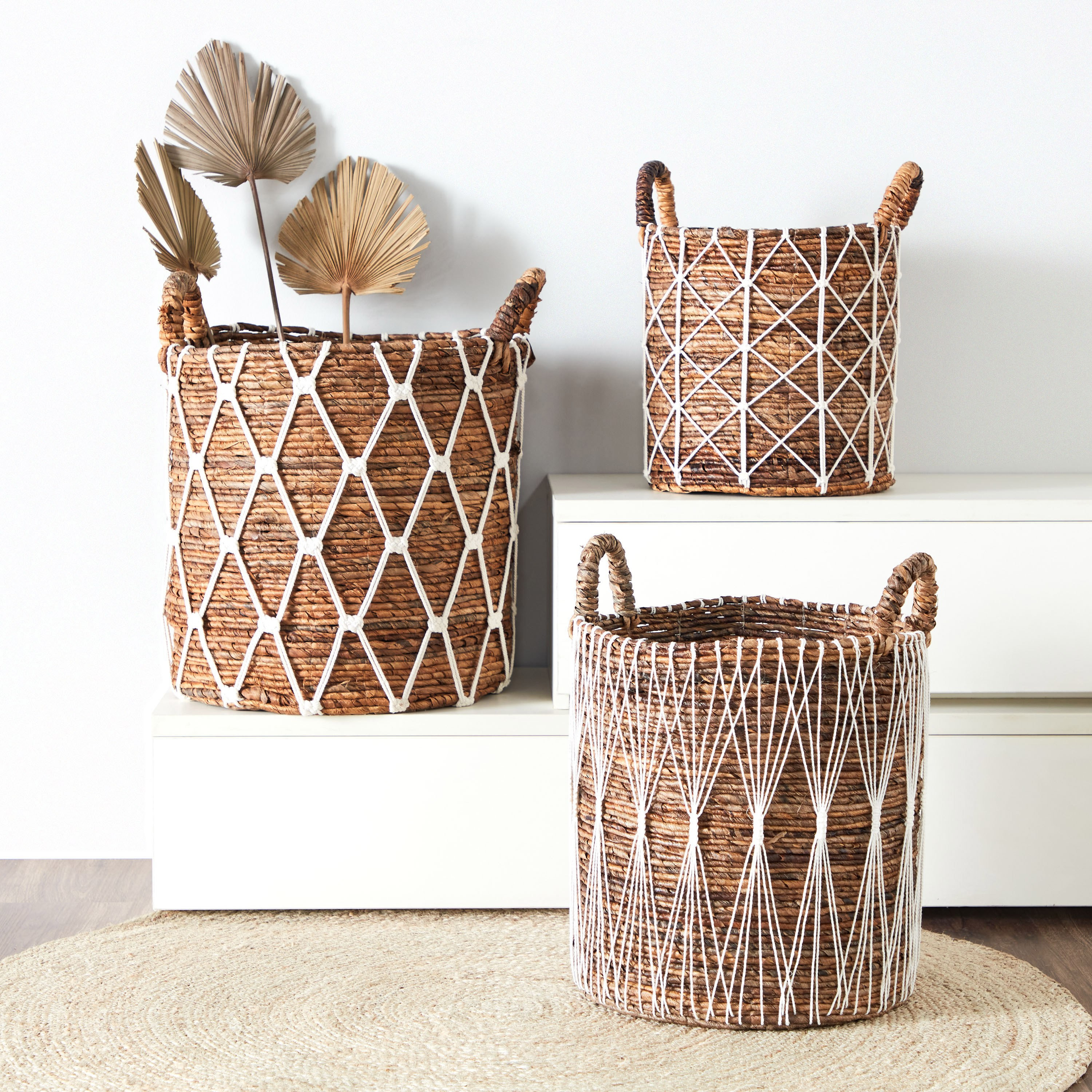 Capri Storage Basket - 44 cm-household-storage-storagesolutions-storageboxesandbaskets-image-4
