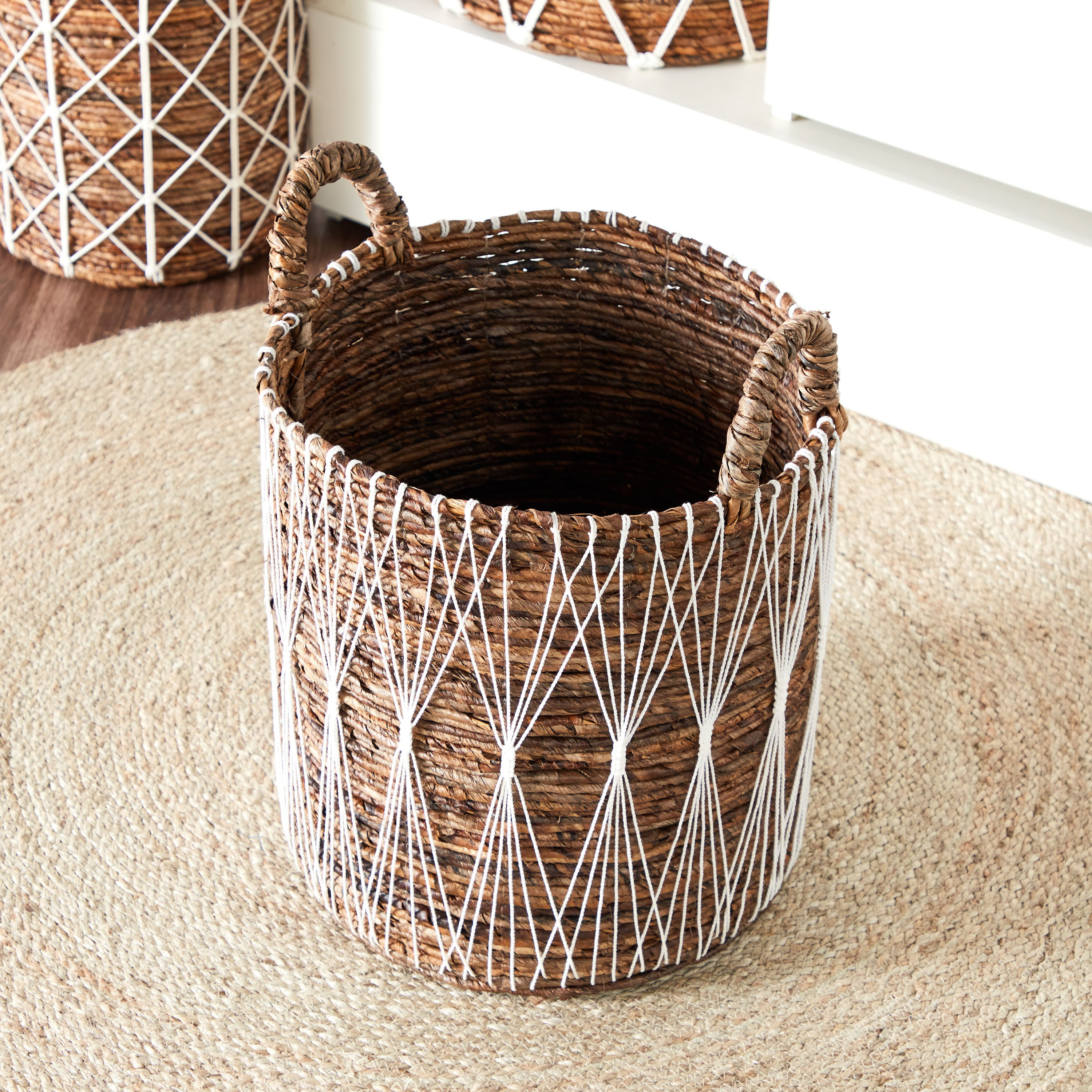 Capri Storage Basket - 38 cm-household-storage-storagesolutions-storageboxesandbaskets-image-2