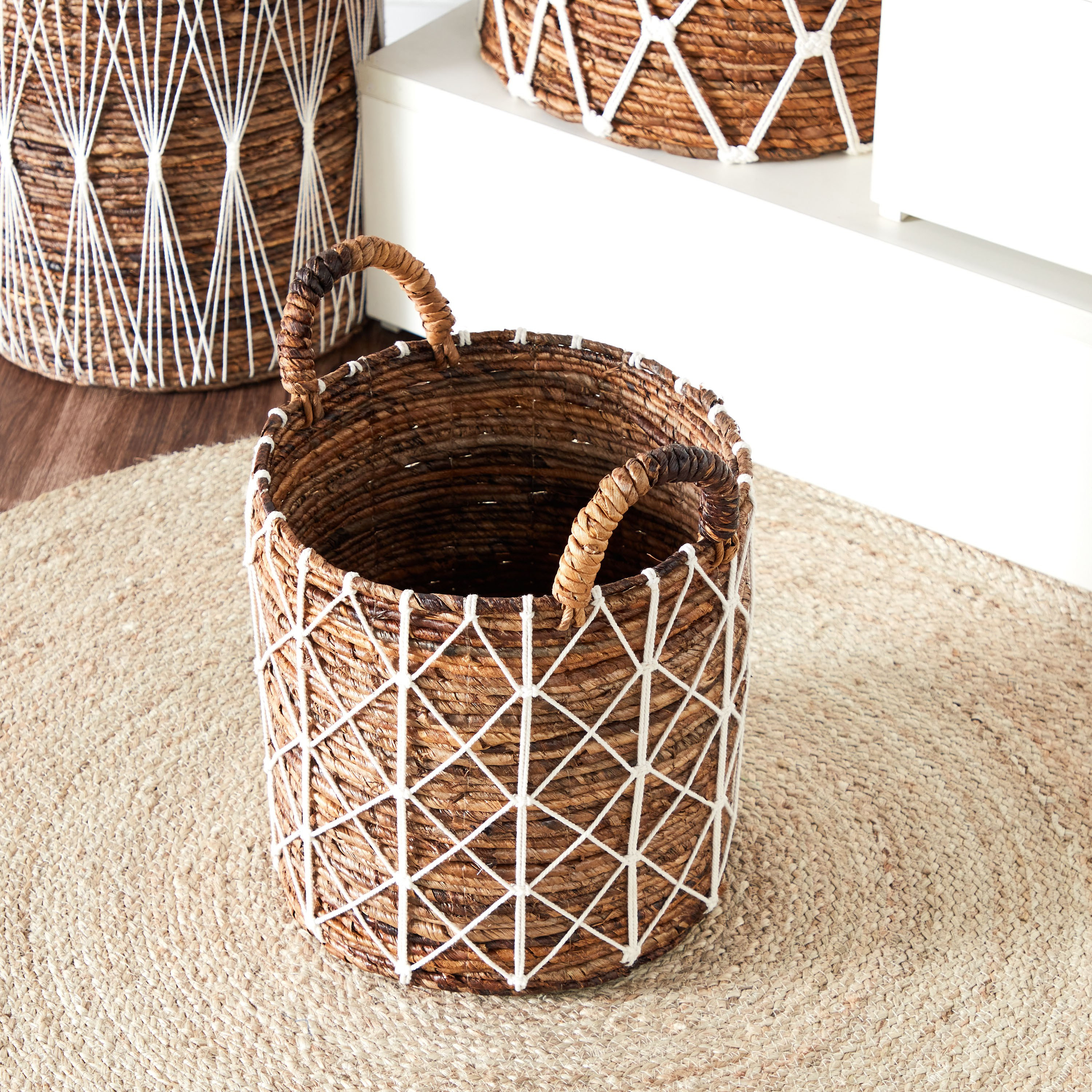 Capri Storage Basket - 33 cm-household-storage-storagesolutions-storageboxesandbaskets-image-2