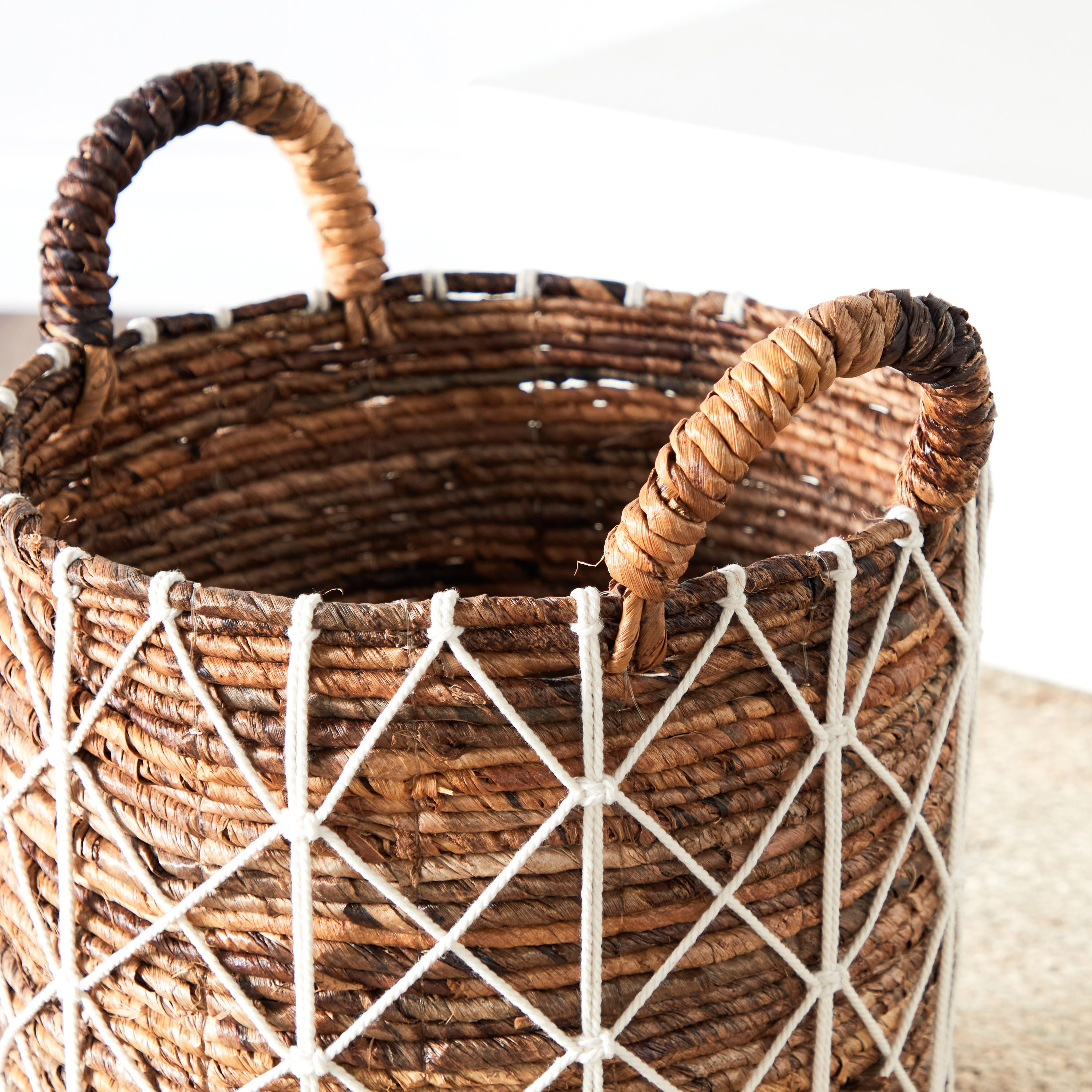 Capri Storage Basket - 33 cm-household-storage-storagesolutions-storageboxesandbaskets-image-3
