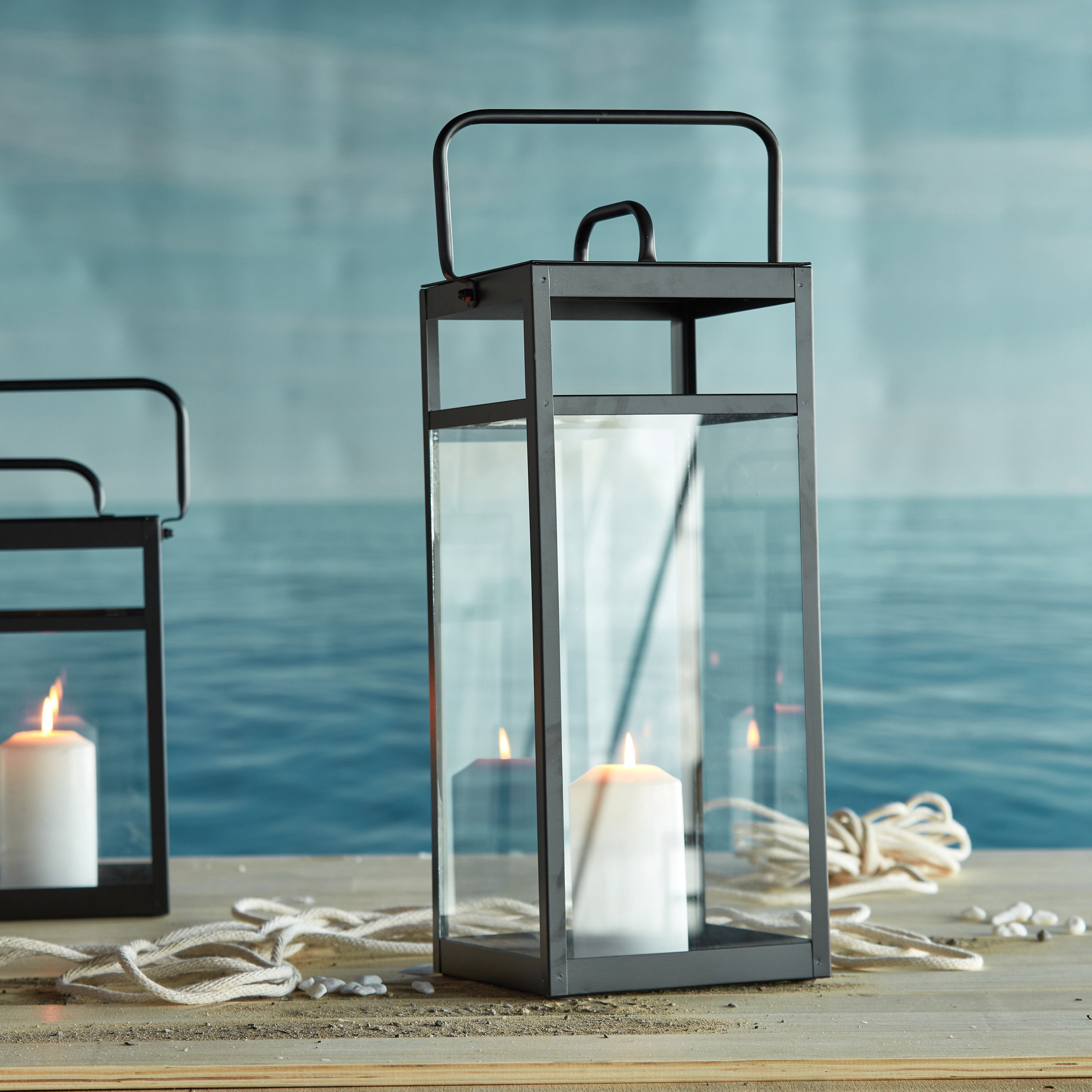 Mac Metal Pillar Lantern - 53 cm-household-decor-candleholdersandlanterns-image-1