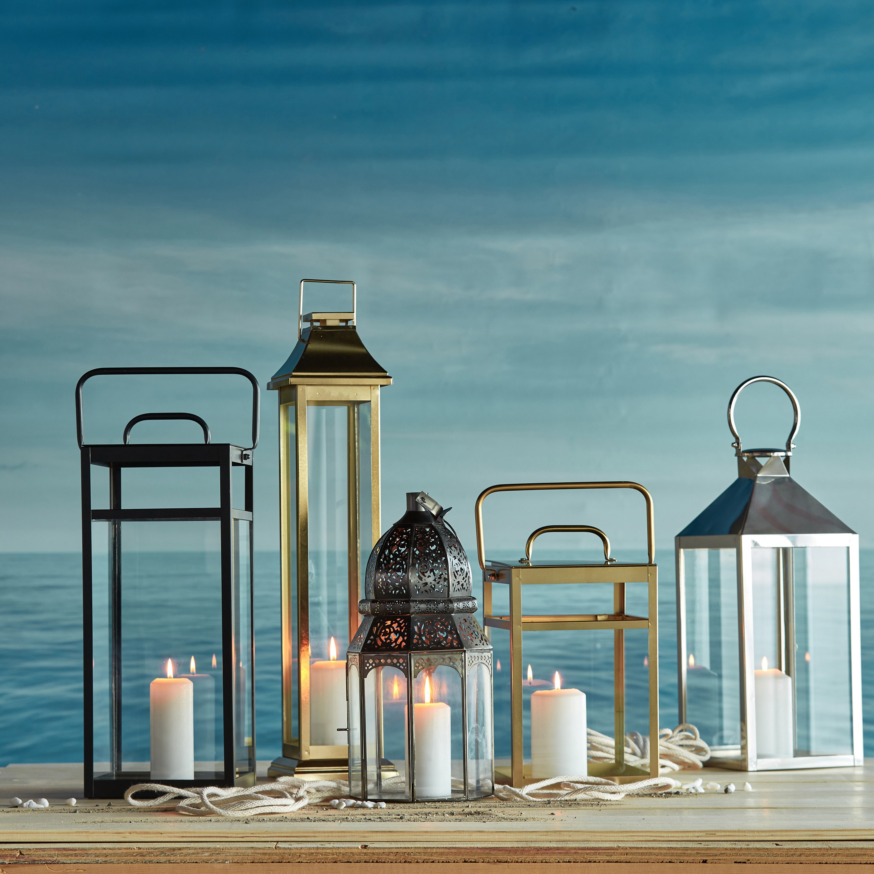 Mac Metal Pillar Lantern - 53 cm-household-decor-candleholdersandlanterns-image-4