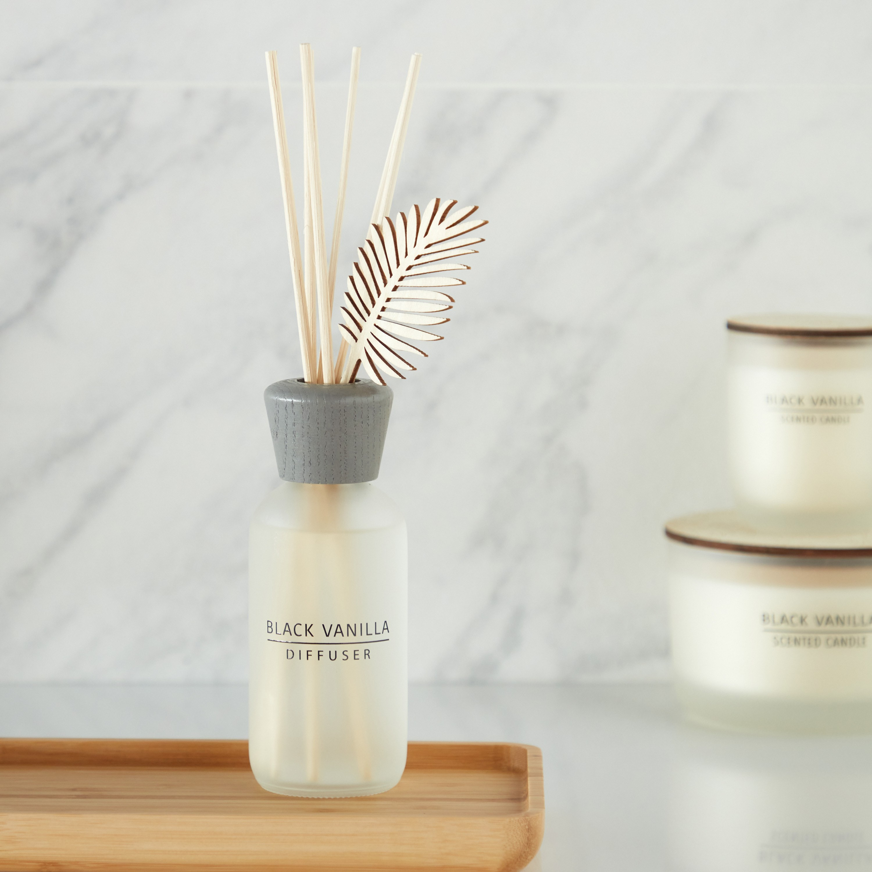 Shop Idyllic Black Vanilla Reed Diffuser - 200 ml Online | Homecentre Oman