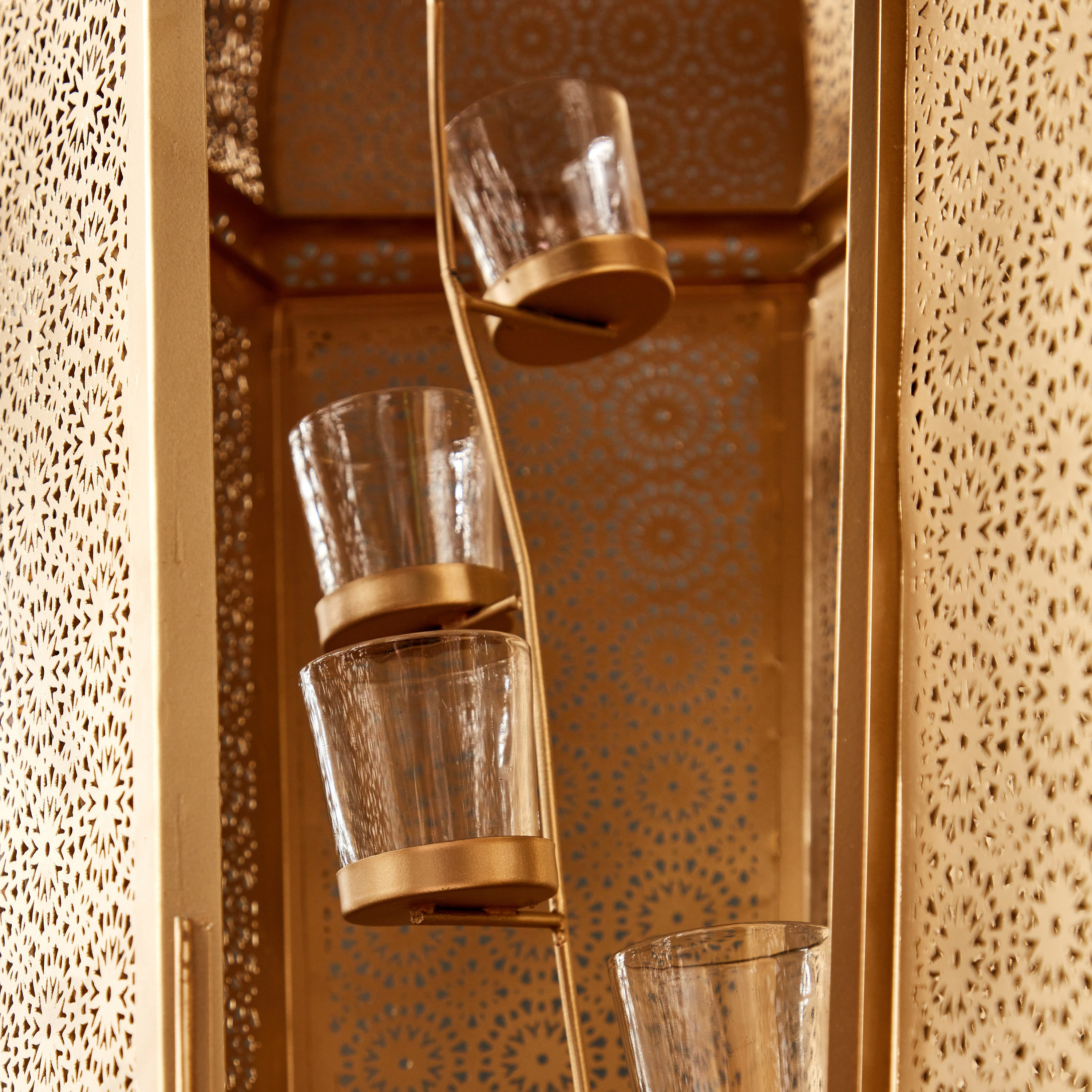 Layal Floor Multi-Light Lantern with Glass-household-decor-candleholdersandlanterns-image-4