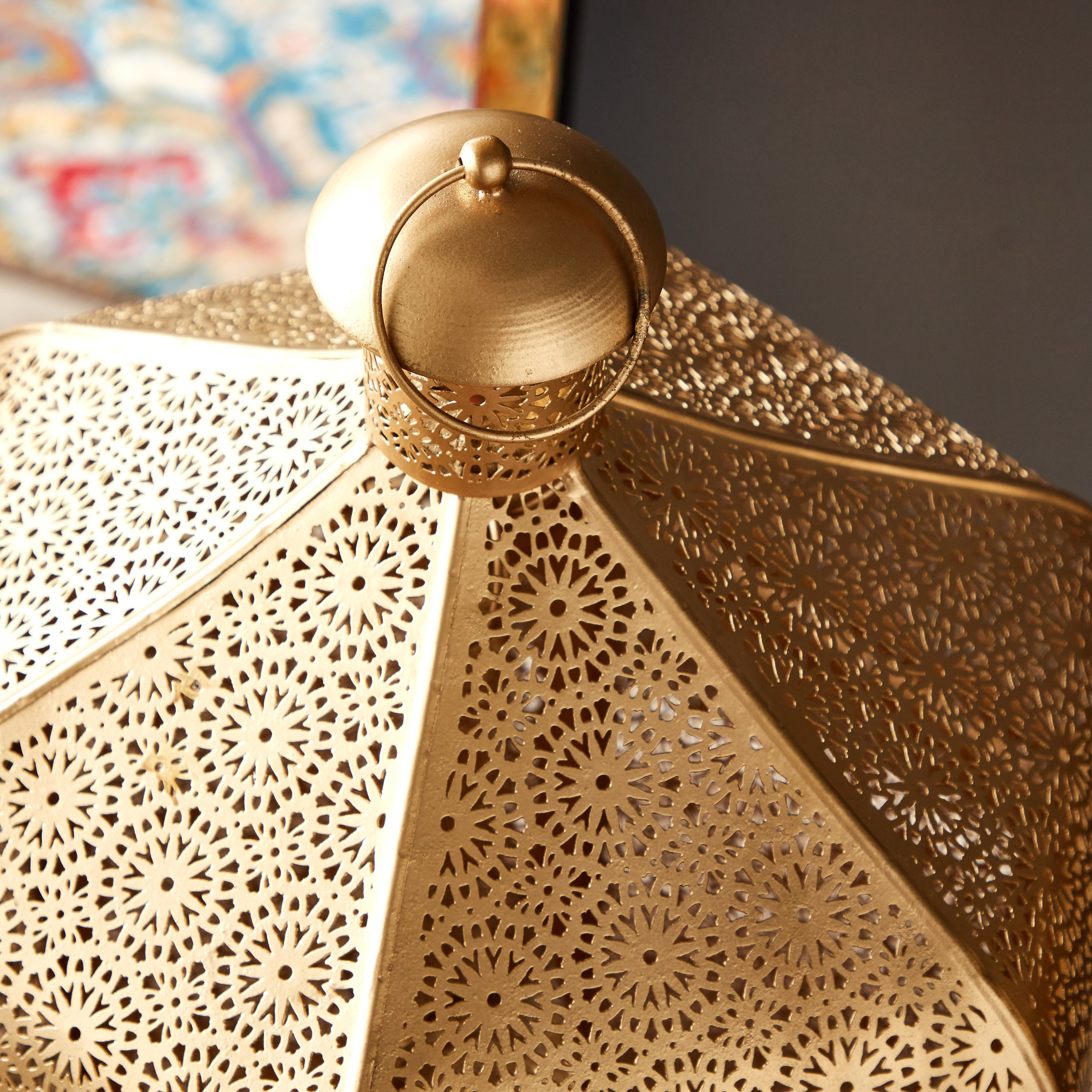 Layal Floor Multi-Light Lantern with Glass-household-decor-candleholdersandlanterns-image-6