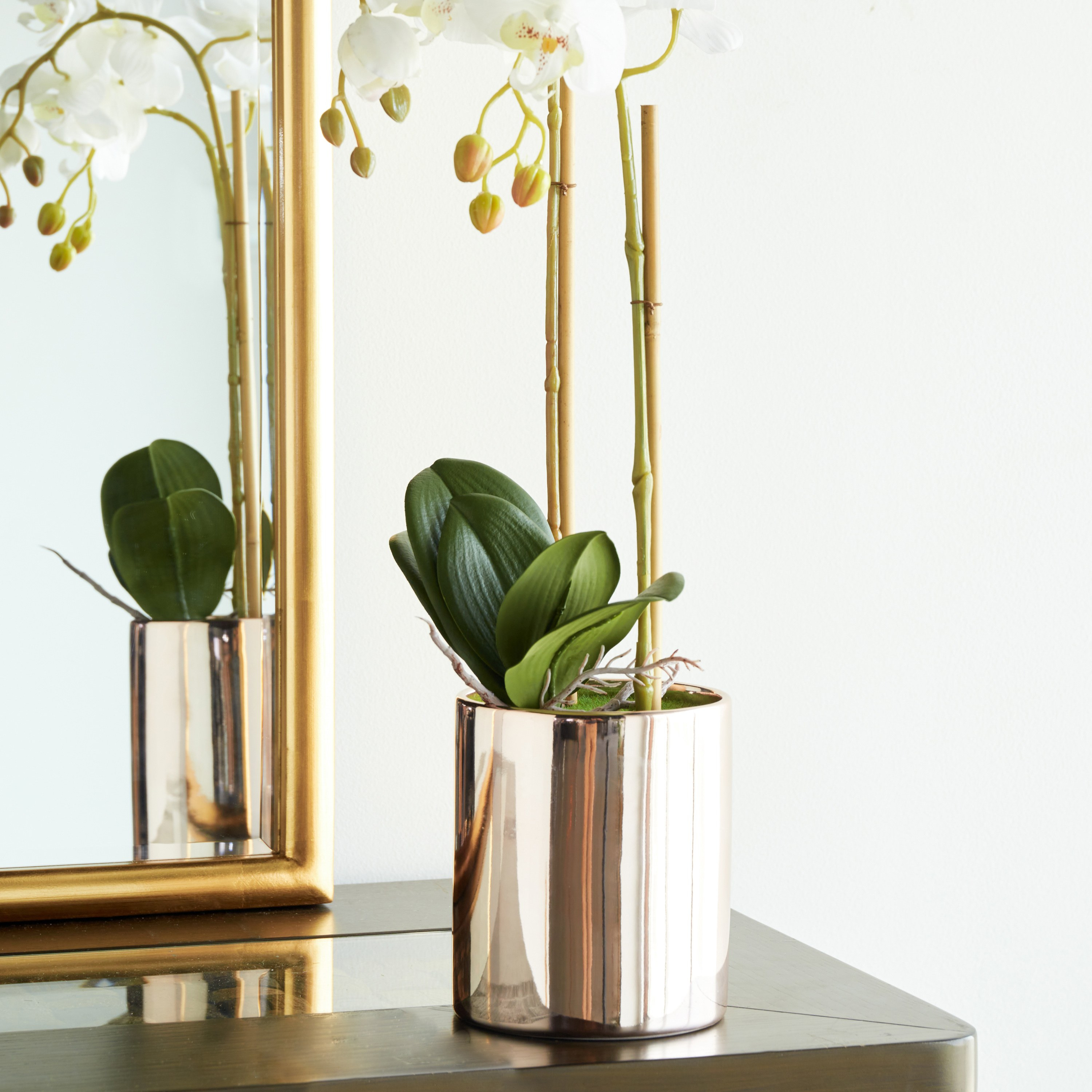 Orchid in Pot - 55 cm-household-gardenandoutdoor-artificialflowersandplants-flowers-image-2