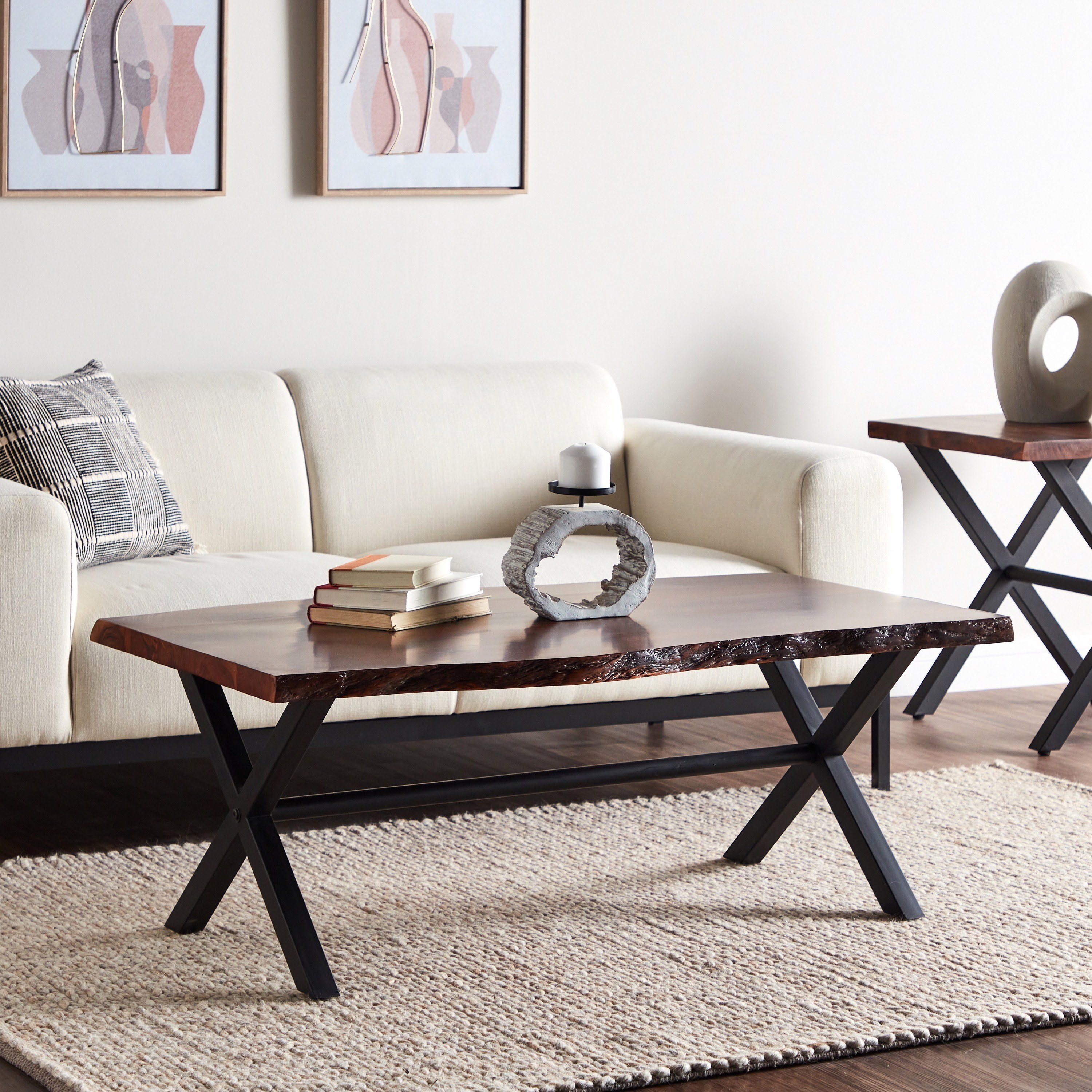 Rainer Wooden Top Coffee Table