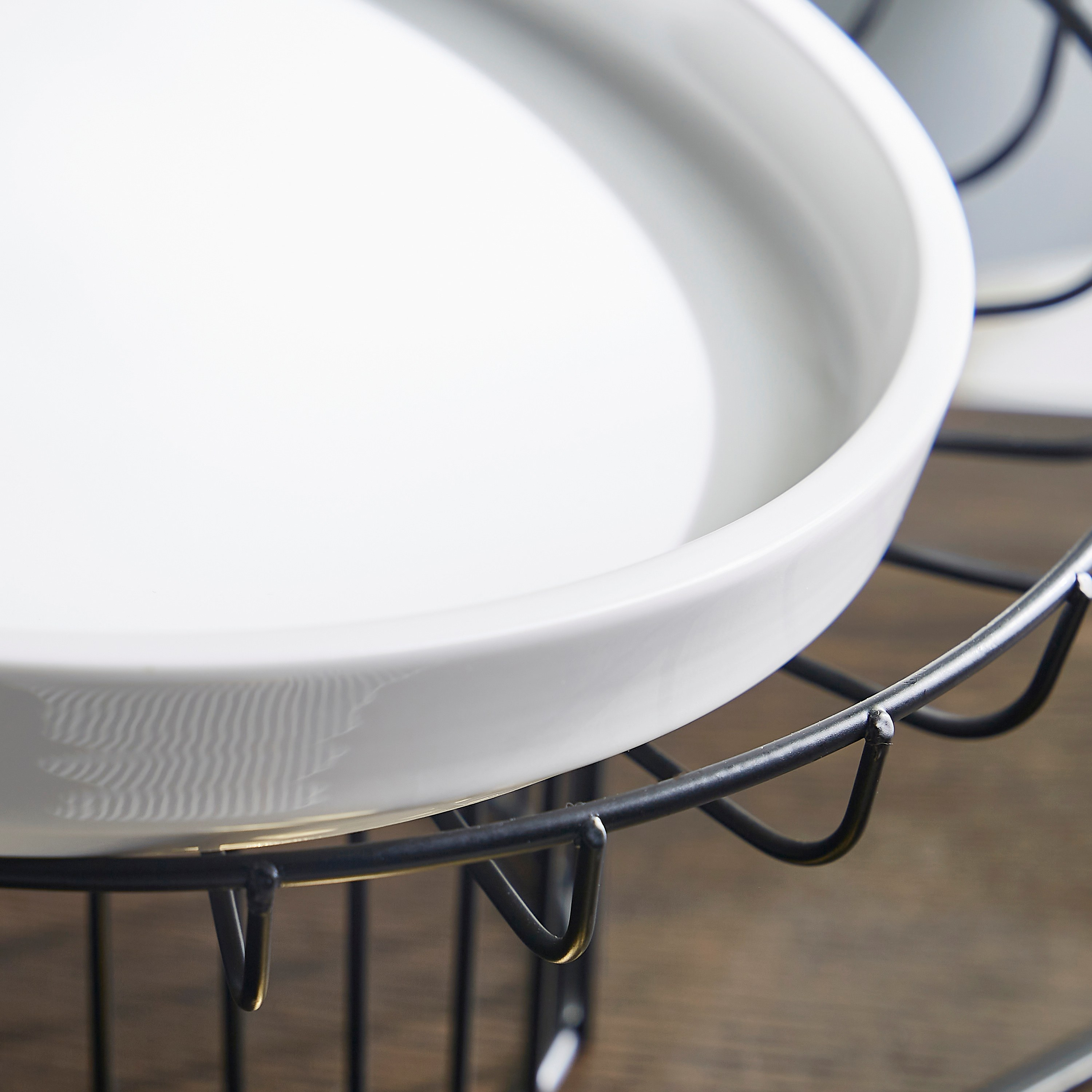 Veton Porcelain Muffin Server with Stand - 27 cm-household-dining-serveware-servingplatters-image-3