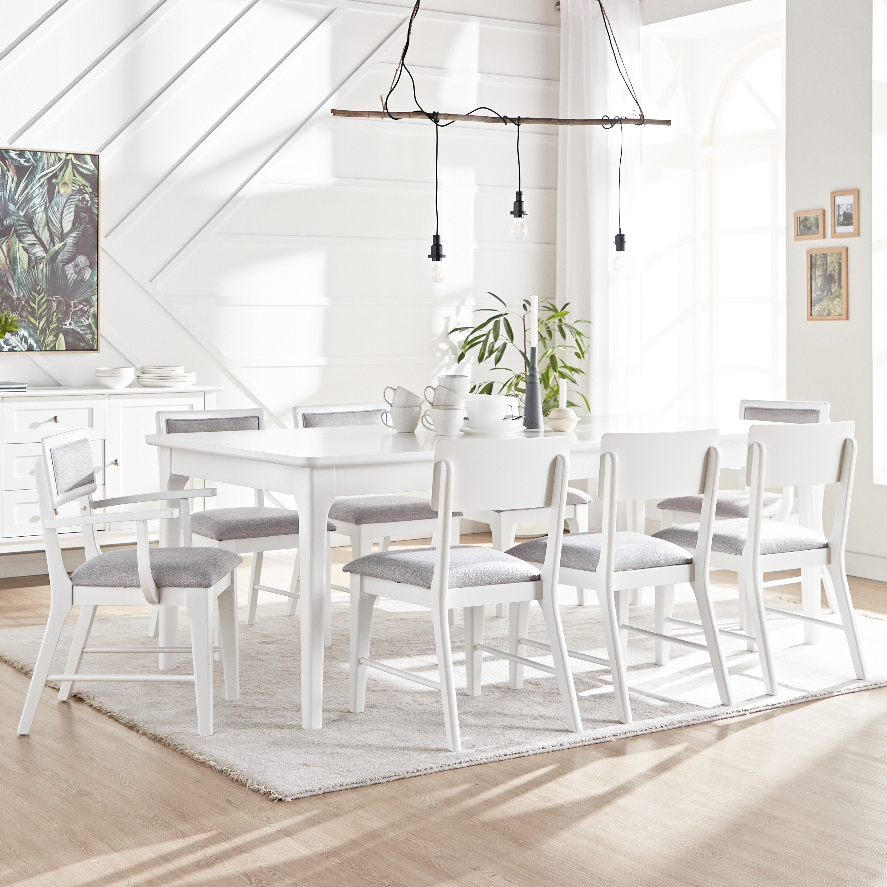 White dining room deals sets