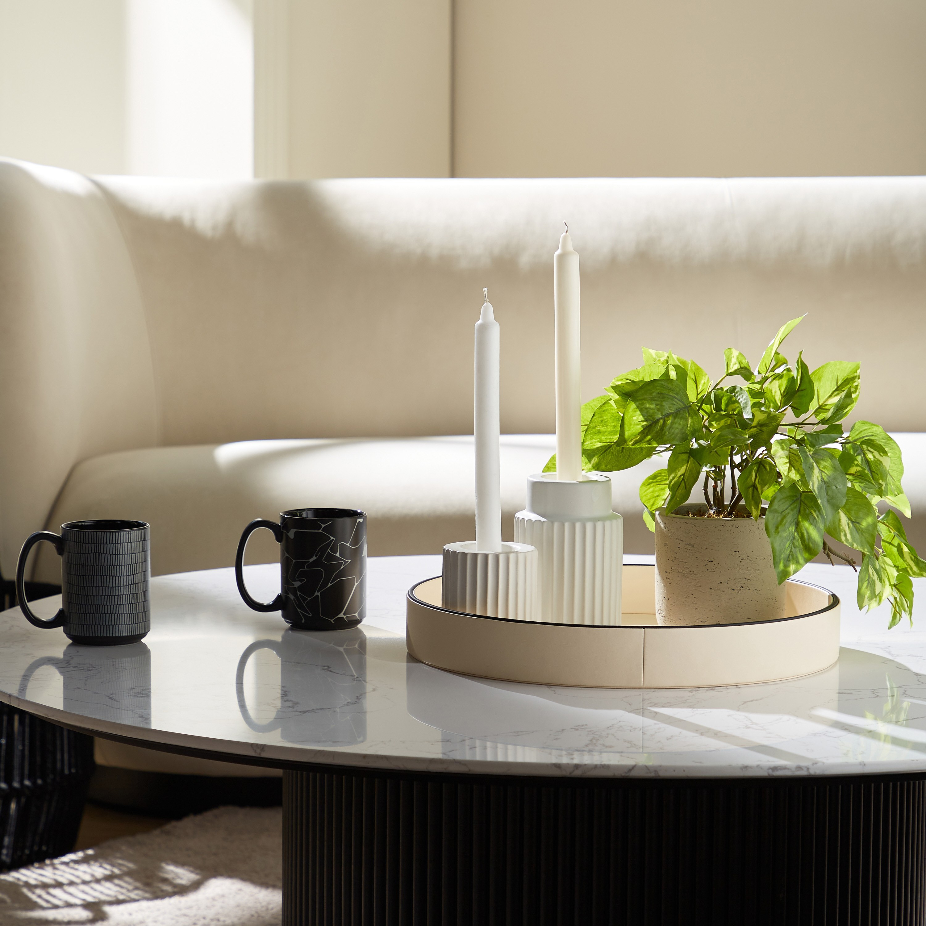 Modern Monochrome Nico Decorative Tray-household-decor-boxesandtrays-image-3