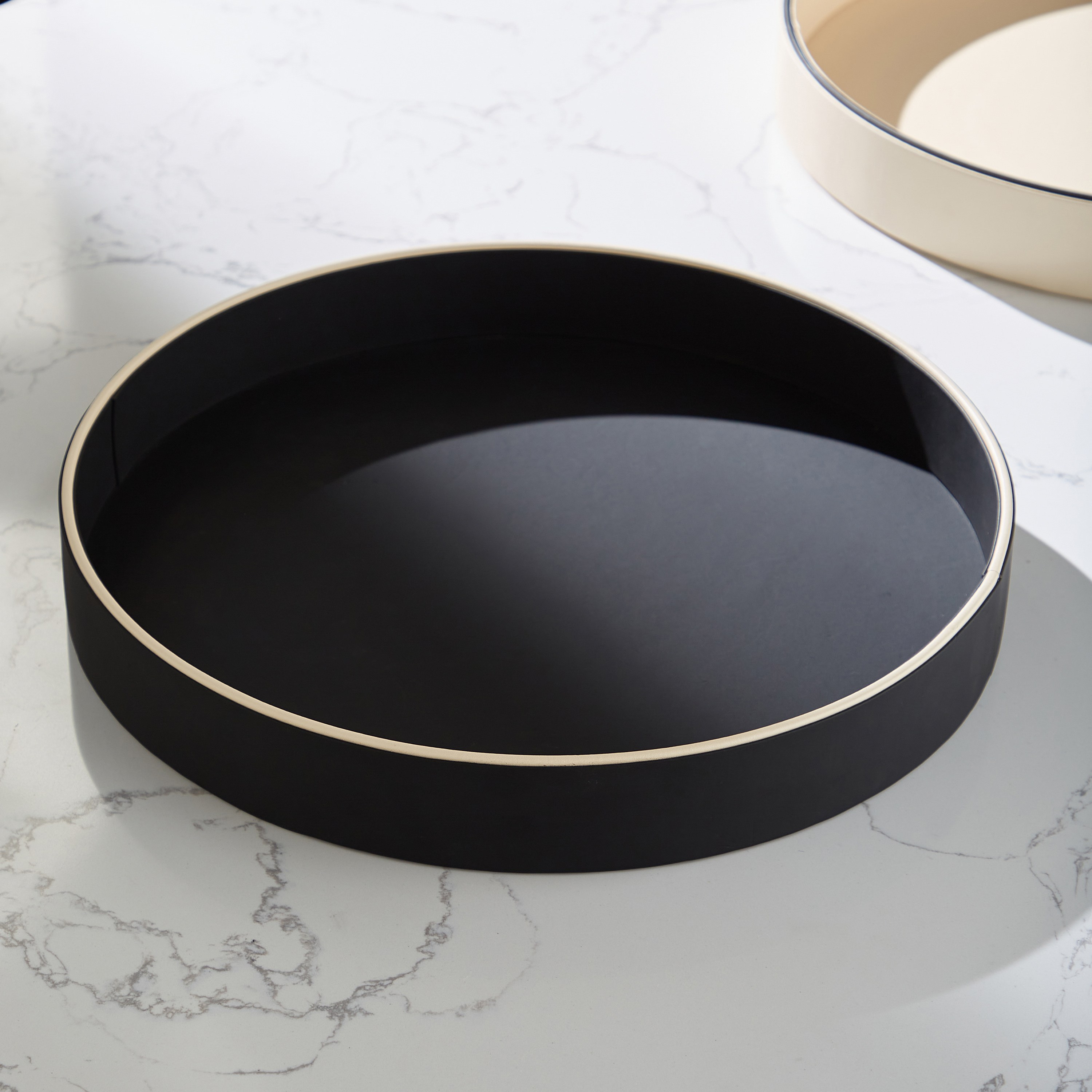 Modern Monochrome Nico Decorative Tray-household-decor-boxesandtrays-image-1