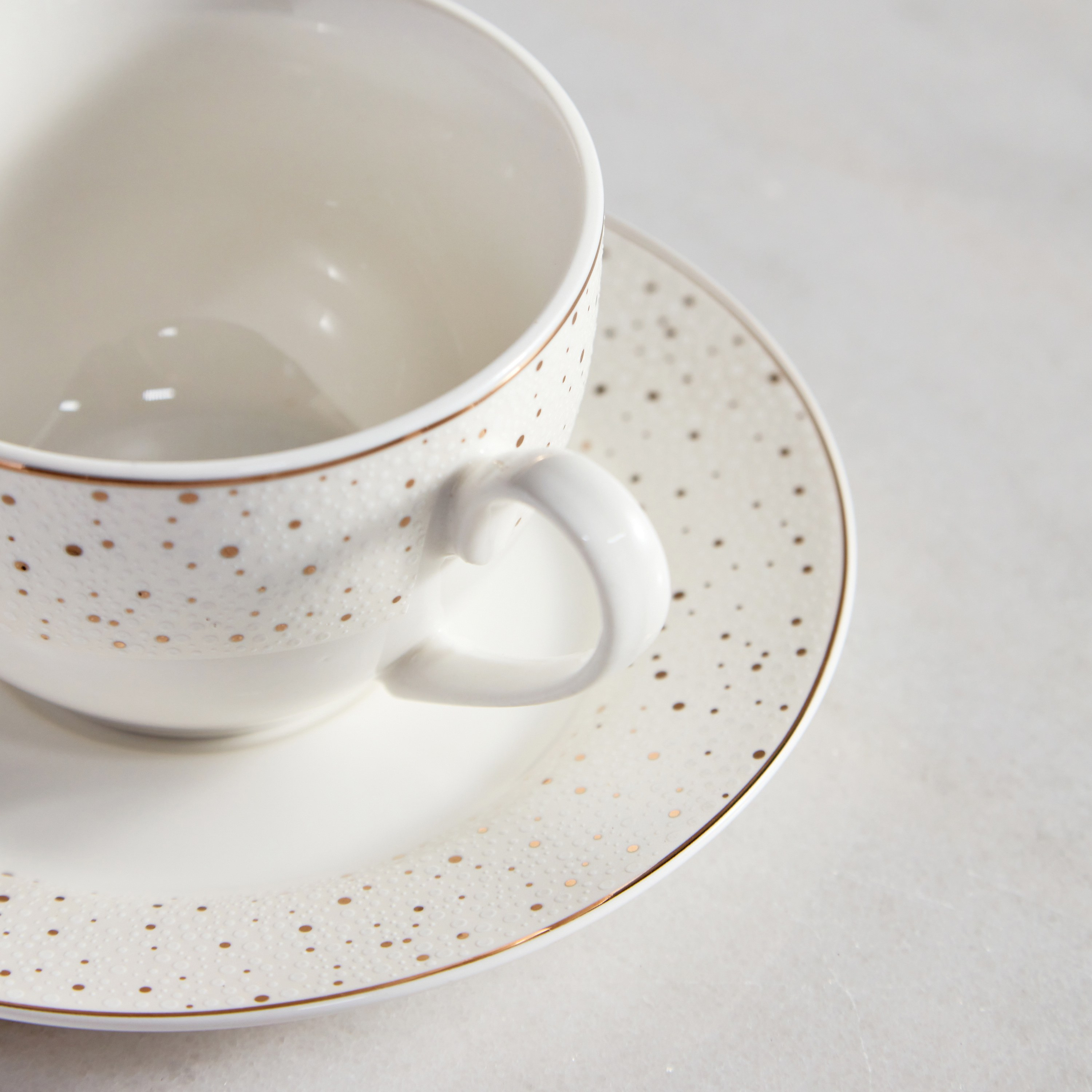 Classico 2-Piece Porcelain Teacup and Saucer - 225 ml-household-dining-dinnerware-dinnerwarecollections-image-2