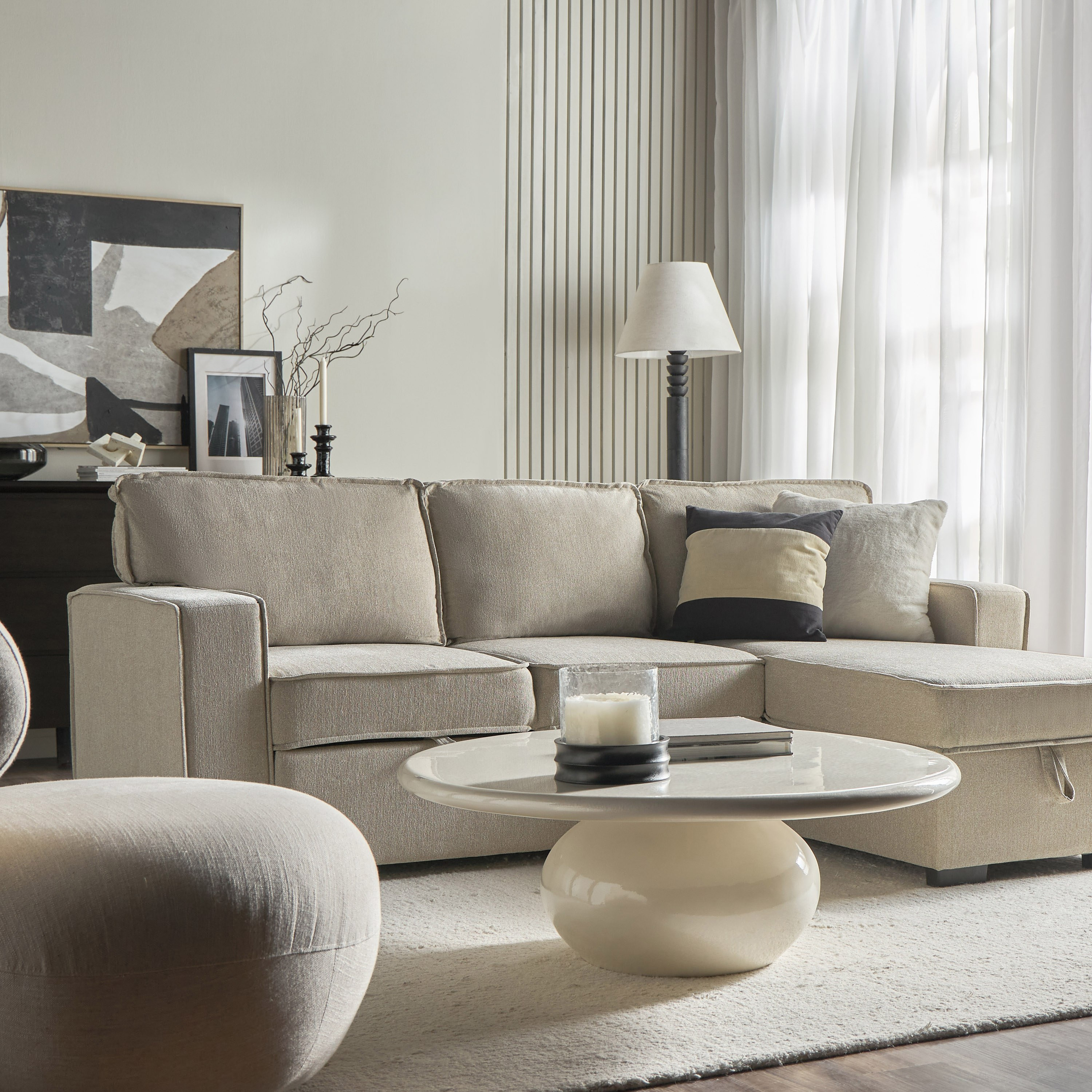 كنبة ركنية سرير على الاتجاهين بـ3 مقاعد قماش بمساحة تخزين - كابتوس-furniture-sofaandseating-sofabedsanddaybeds-image-12