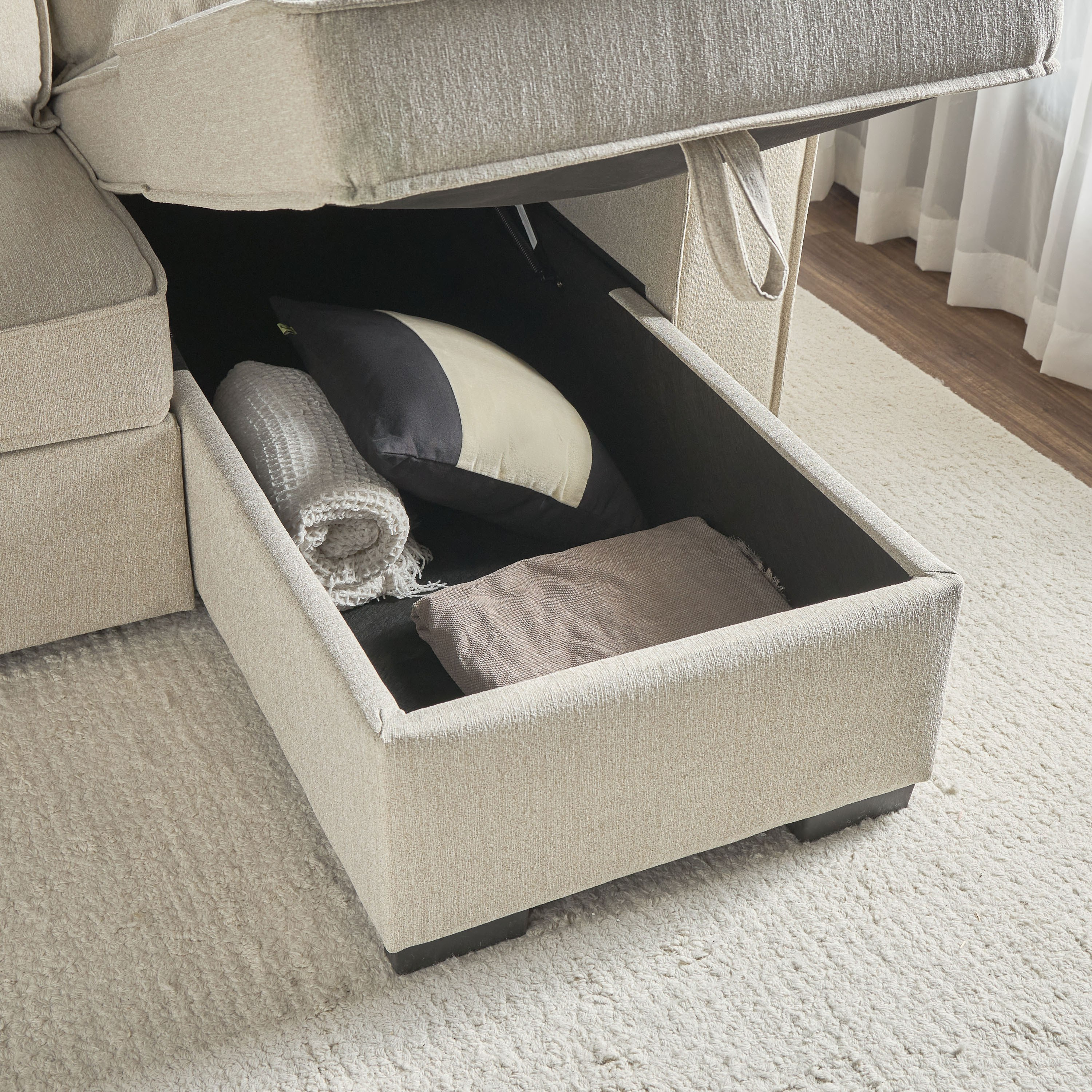 كنبة ركنية سرير على الاتجاهين بـ3 مقاعد قماش بمساحة تخزين - كابتوس-furniture-sofaandseating-sofabedsanddaybeds-image-7