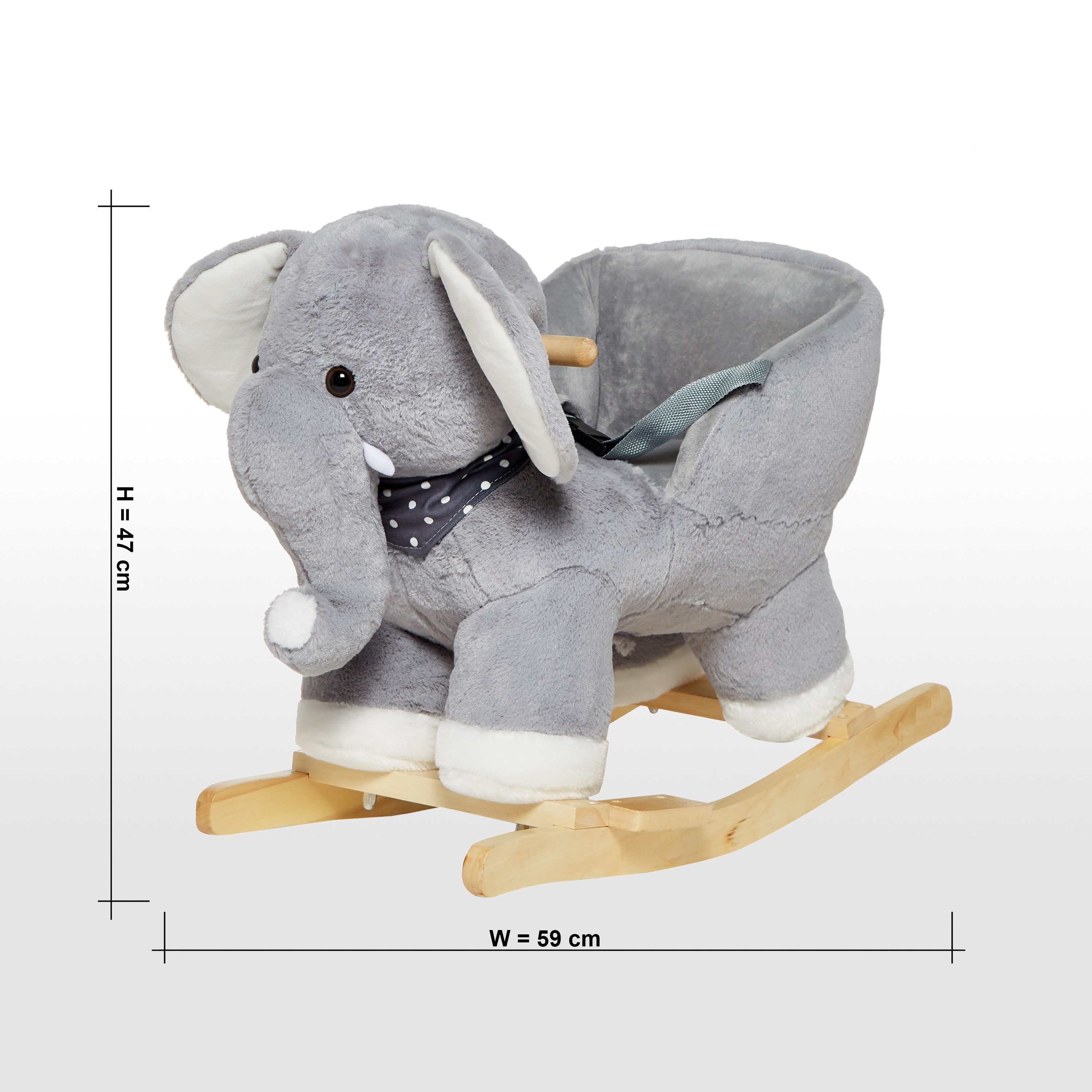 Elephant rocking shop horse big w