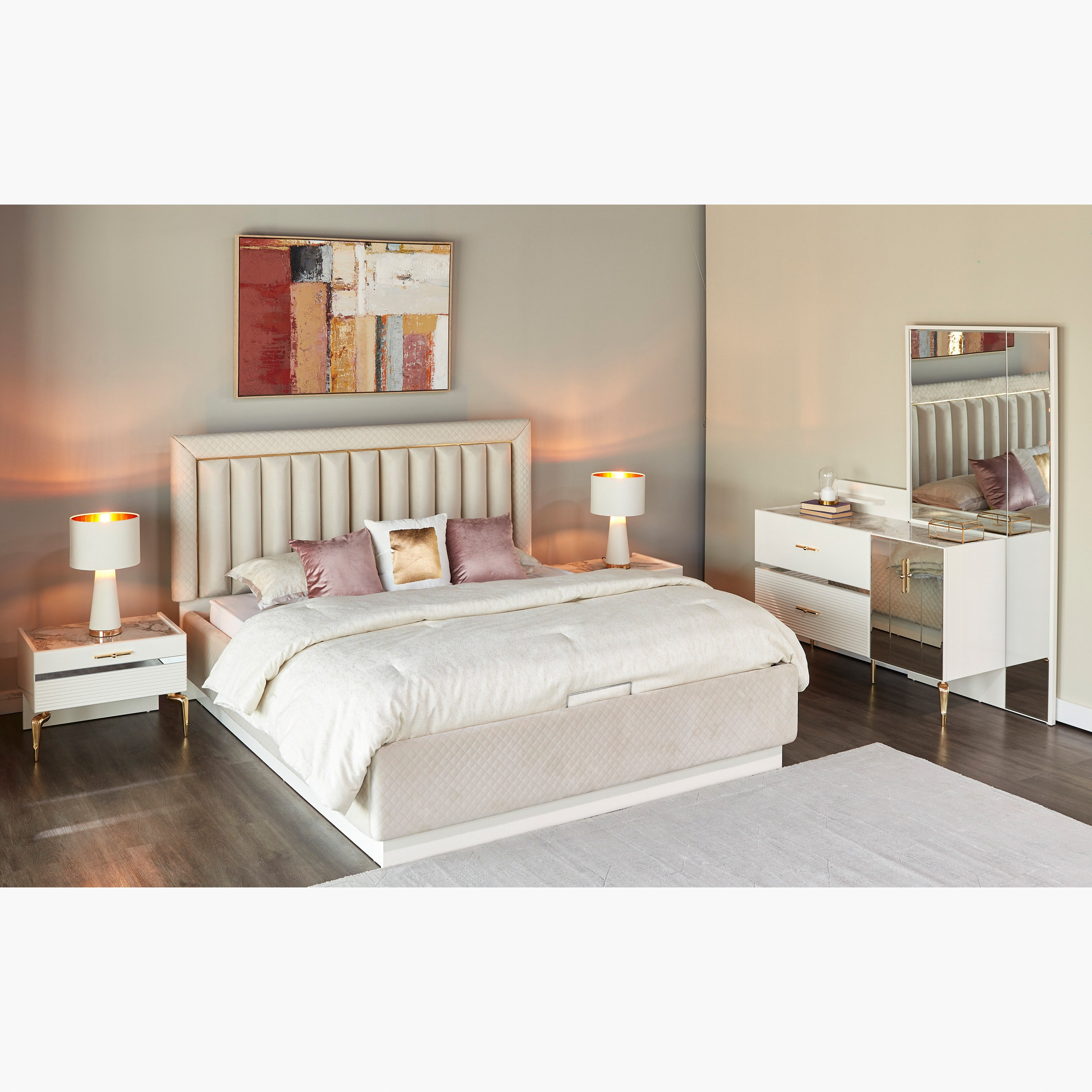 Bedroom set outlet king bed