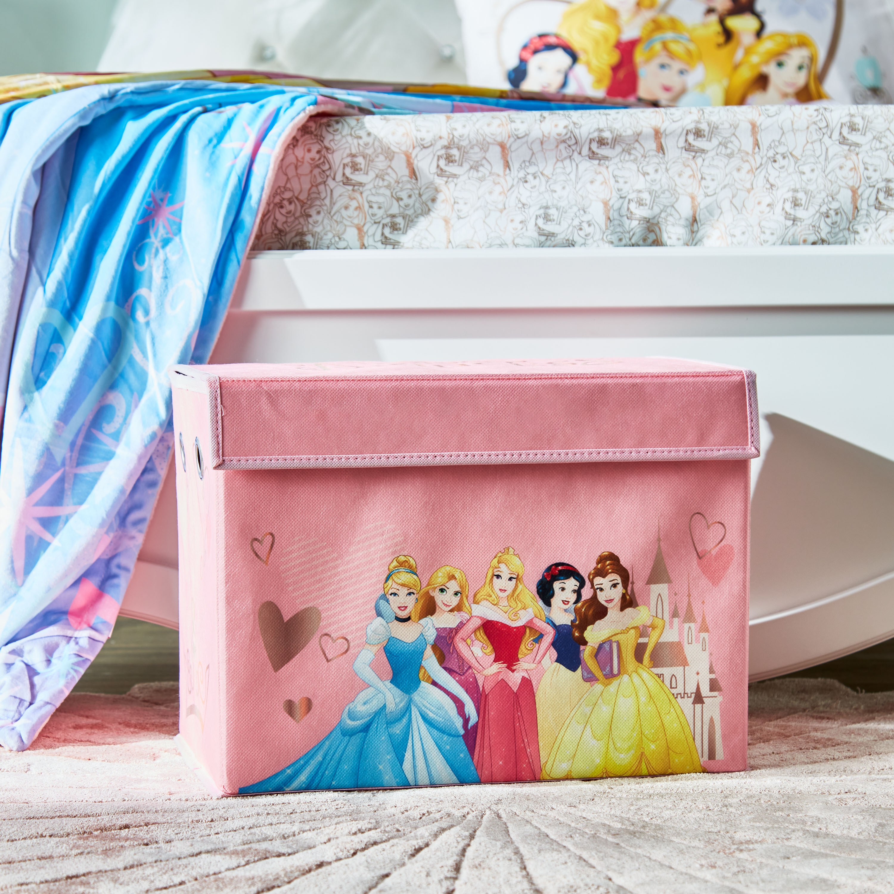 Disney princess wooden on sale toy box