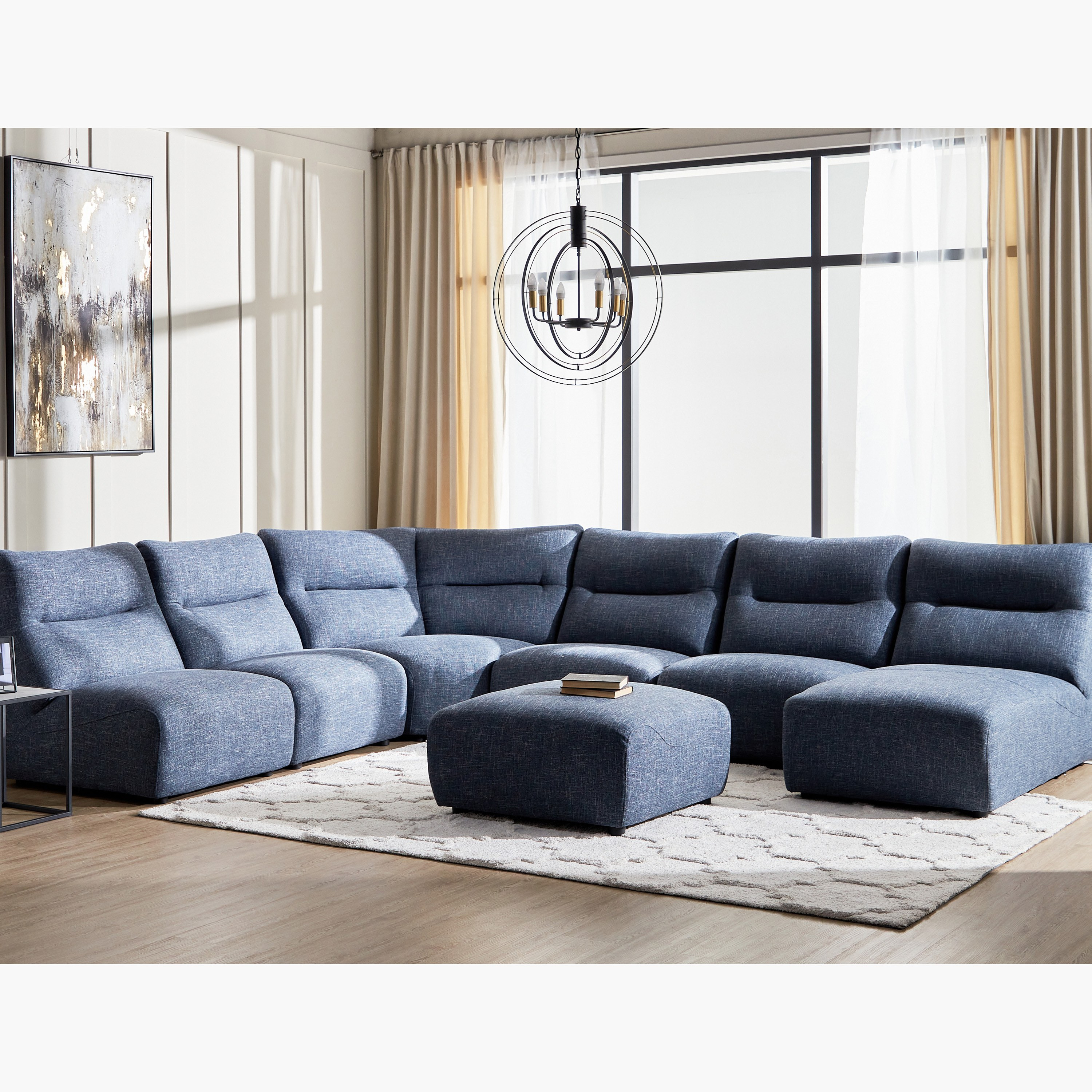 Juniper 6 Seater Fabric Corner Sofa