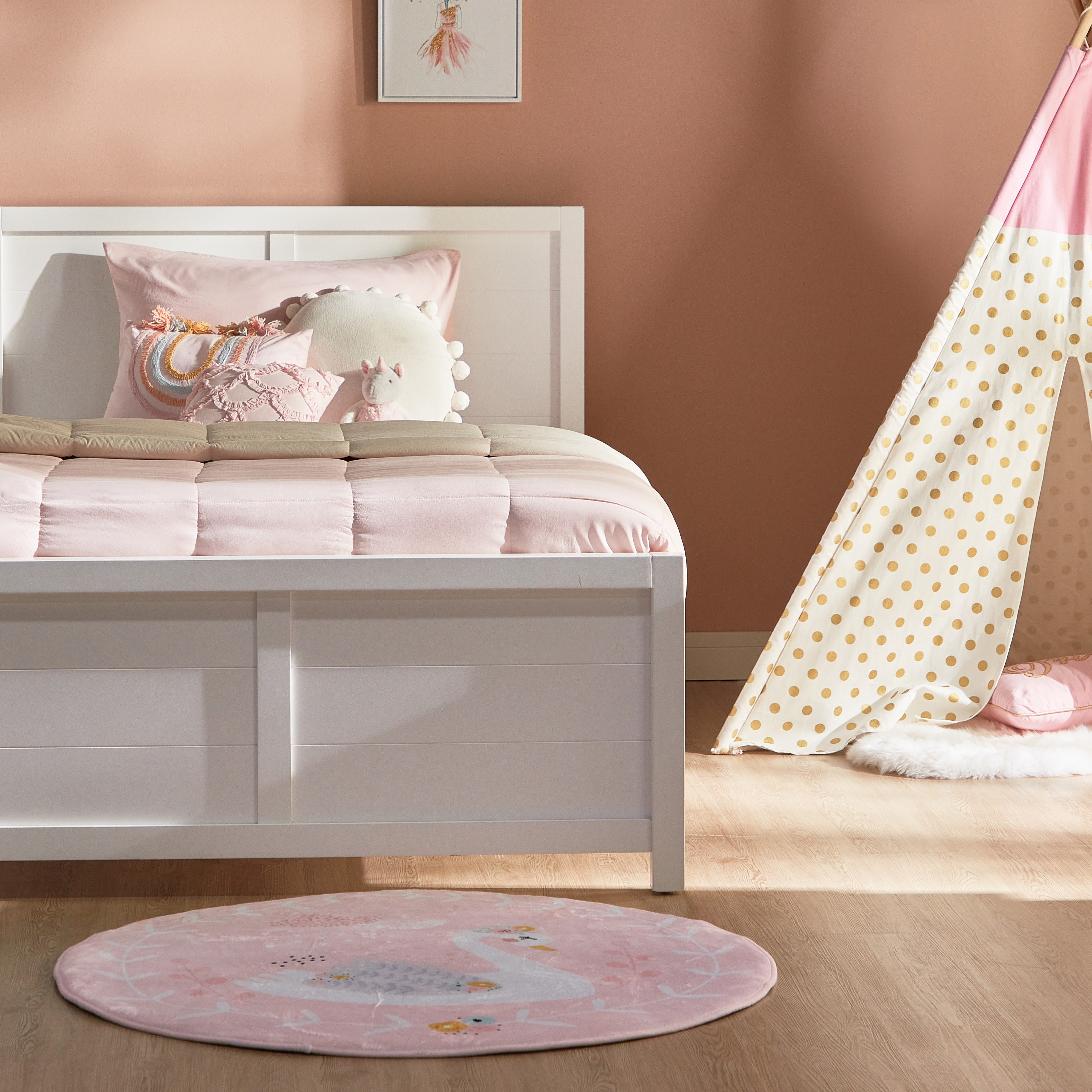 طقم لحاف قطعتين على الوجهين - كادليس - 150x200 سم-kids-beddingandwindows-bedding-comforters-image-5