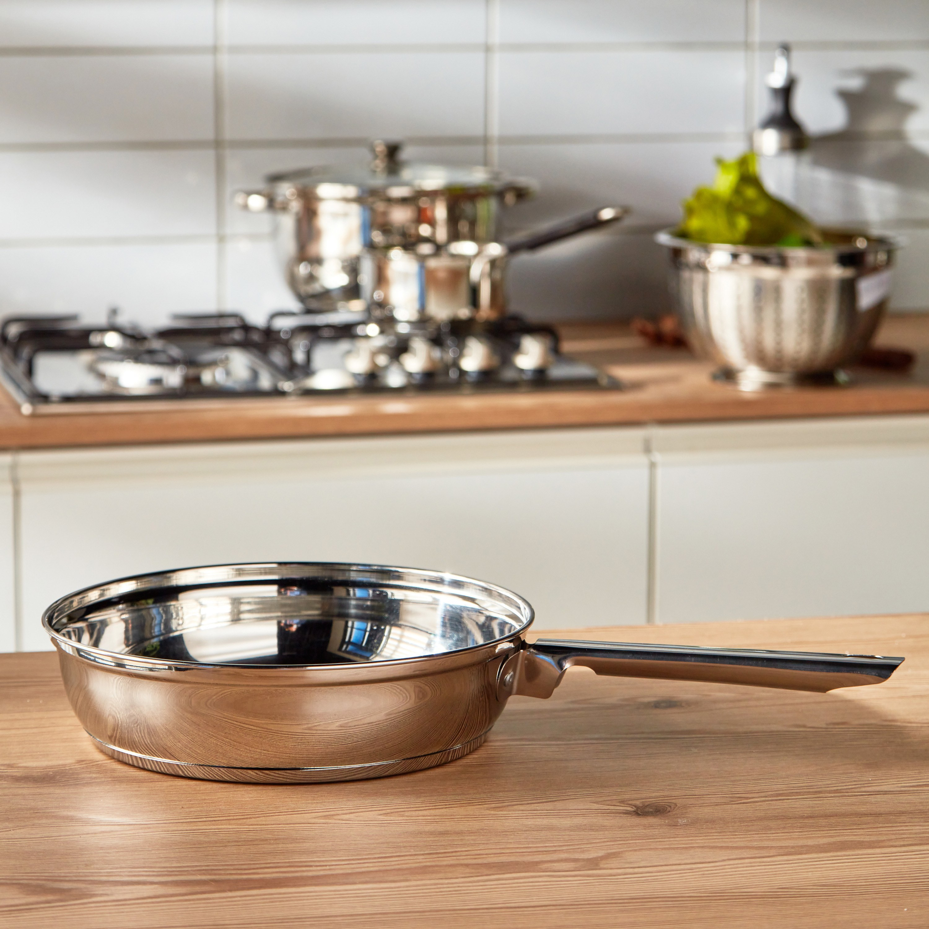 Essential Stainless Steel Fry Pan - 26 cm