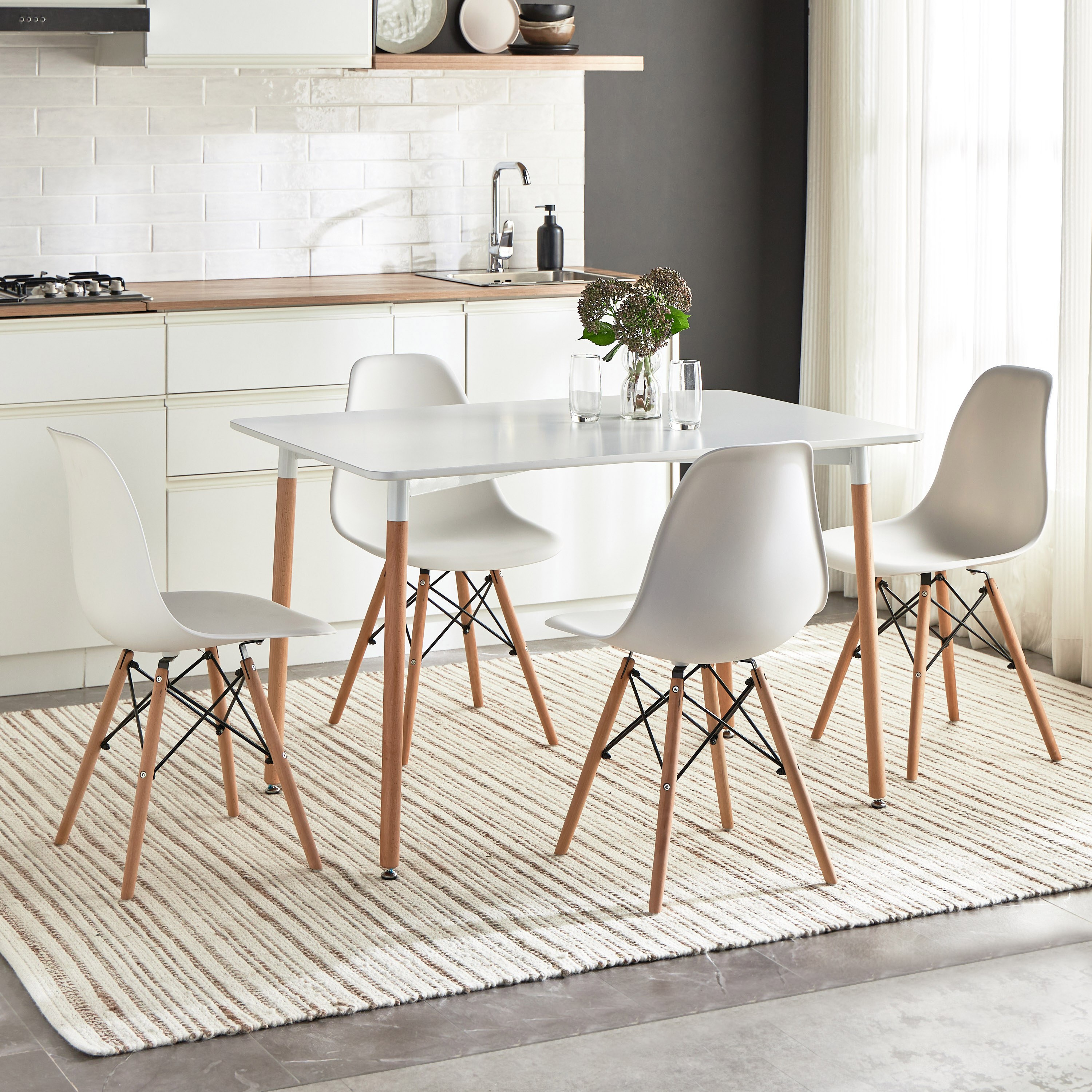 Home centre dining table 4 seater hot sale