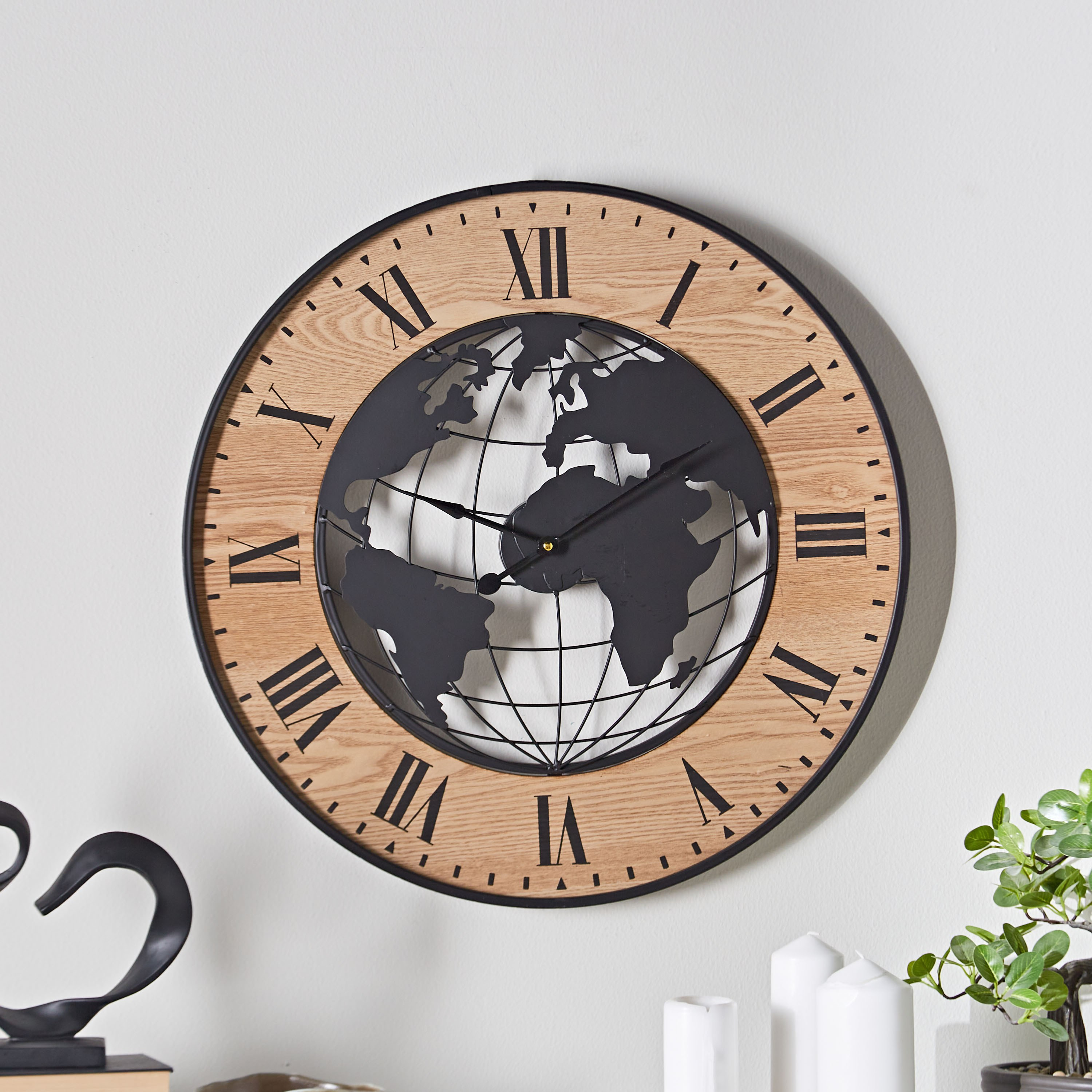 Shop MADERA Wall Clock - 60 cm | Home Centre UAE
