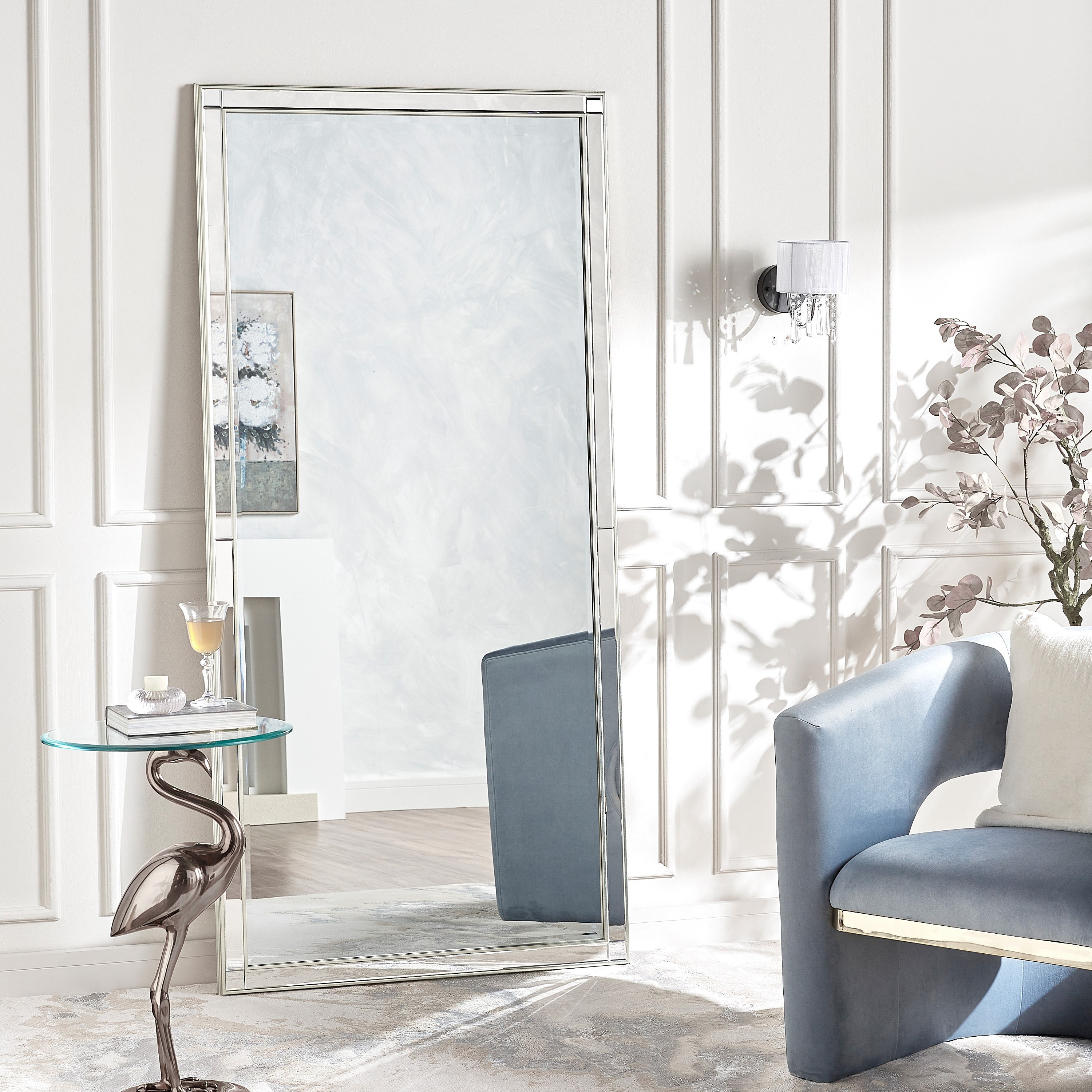 Chelsea Bevelled Leaner Mirror - 191x91 cm-household-walldecorandmirrors-mirrors-floormirrors-image-4