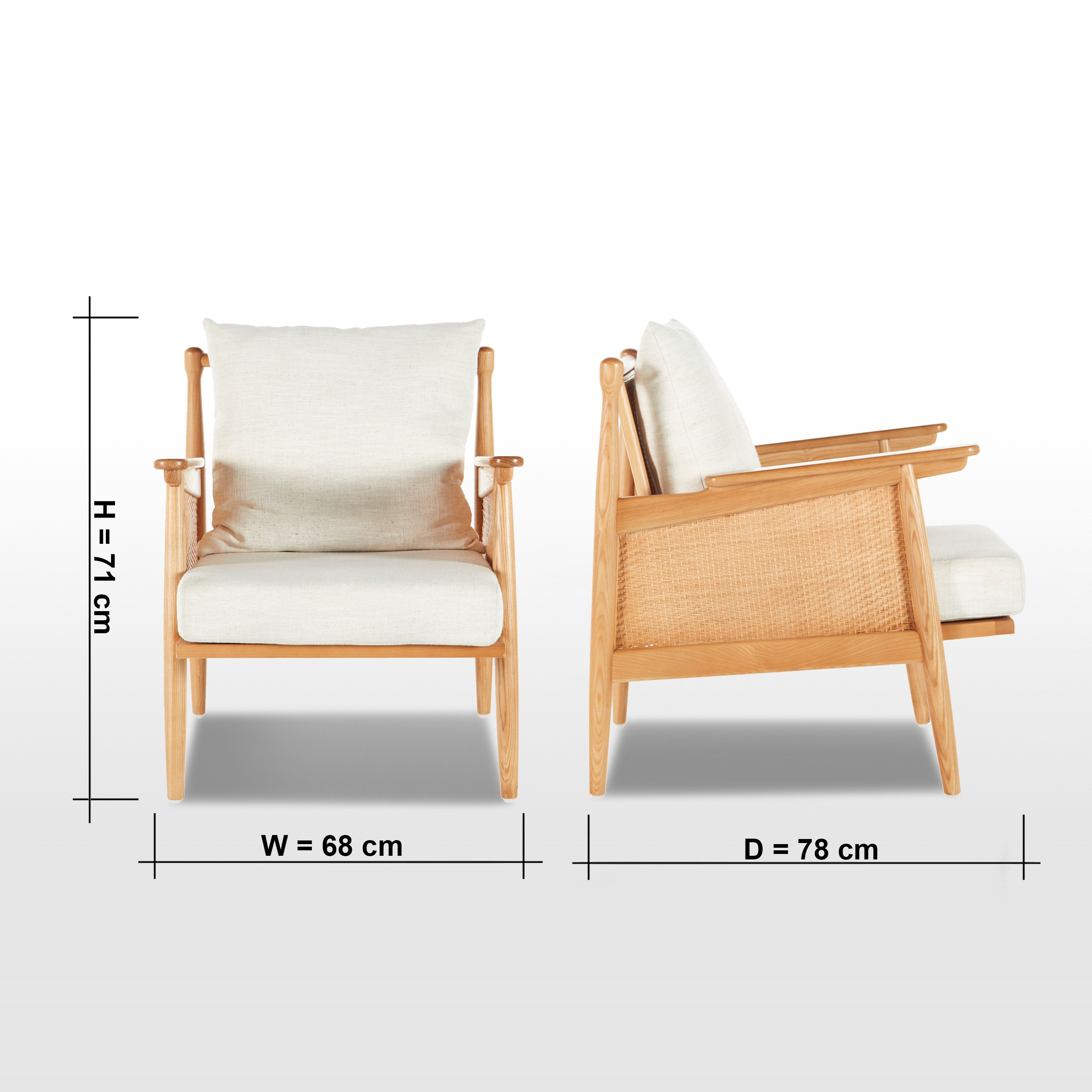 Odense Fabric Armchair