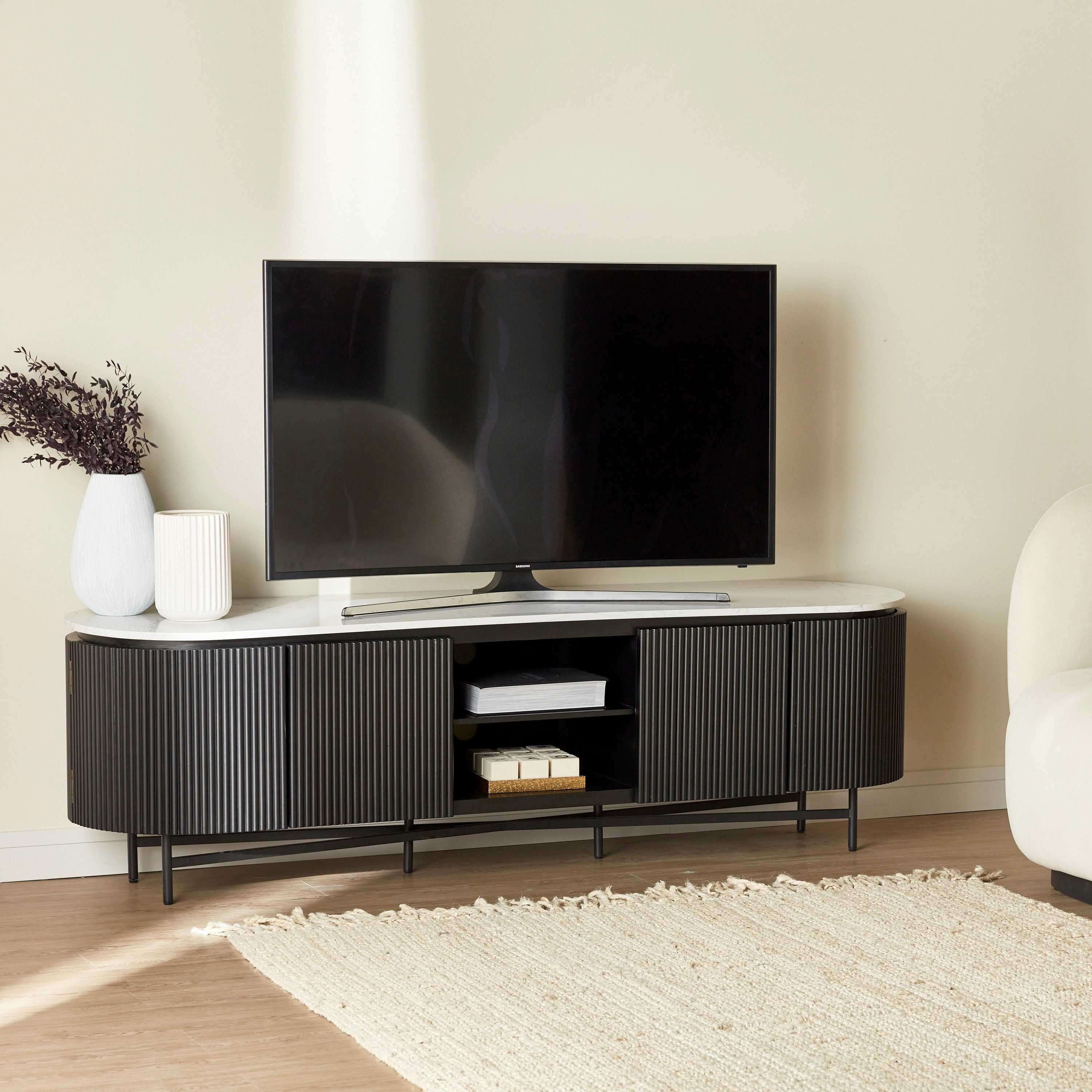 Sideboard tv outlet unit