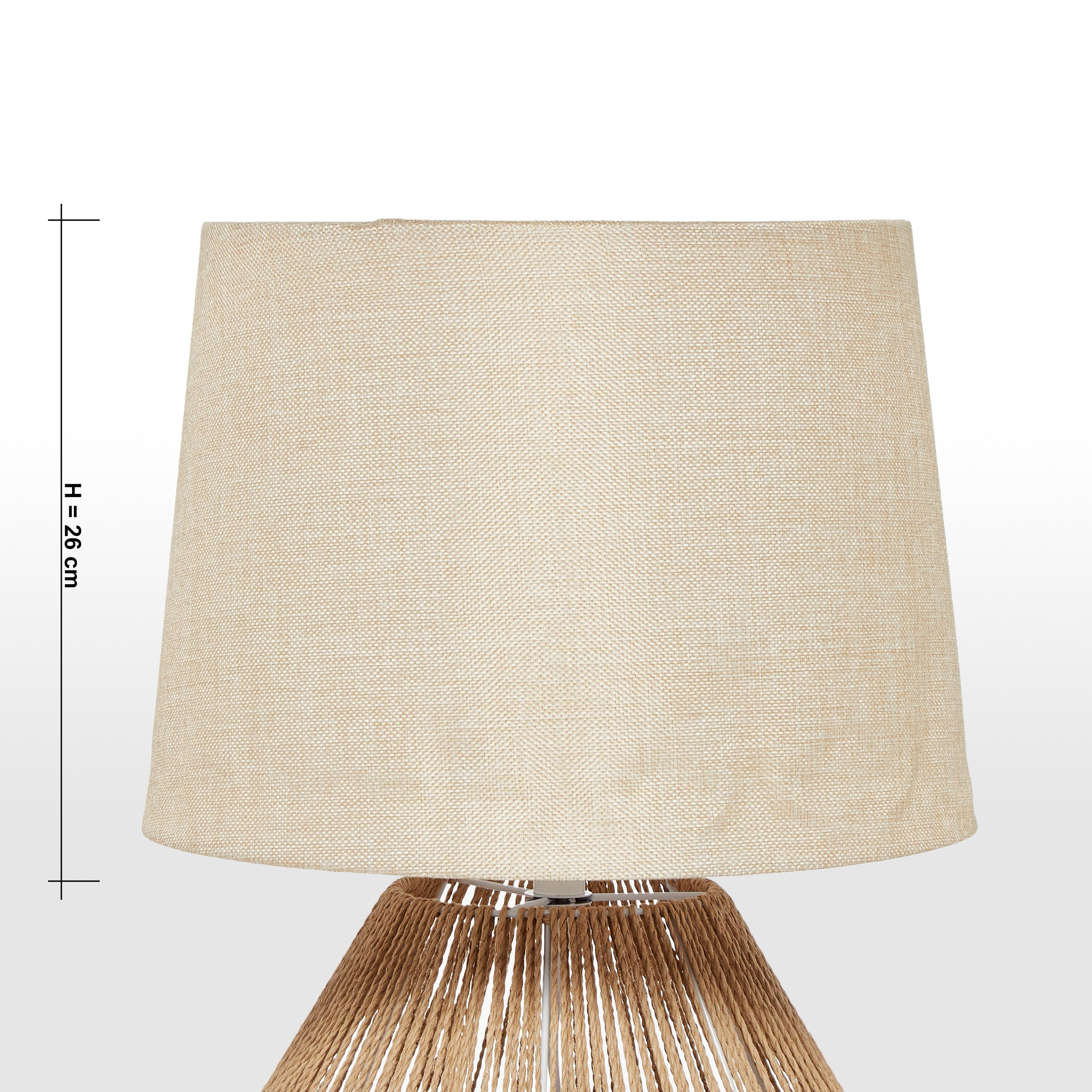 Mix and Match Linen Table Lamp Shade with Reversible Gimble - 26 cm-household-lighting-tableanddesklamps-image-6