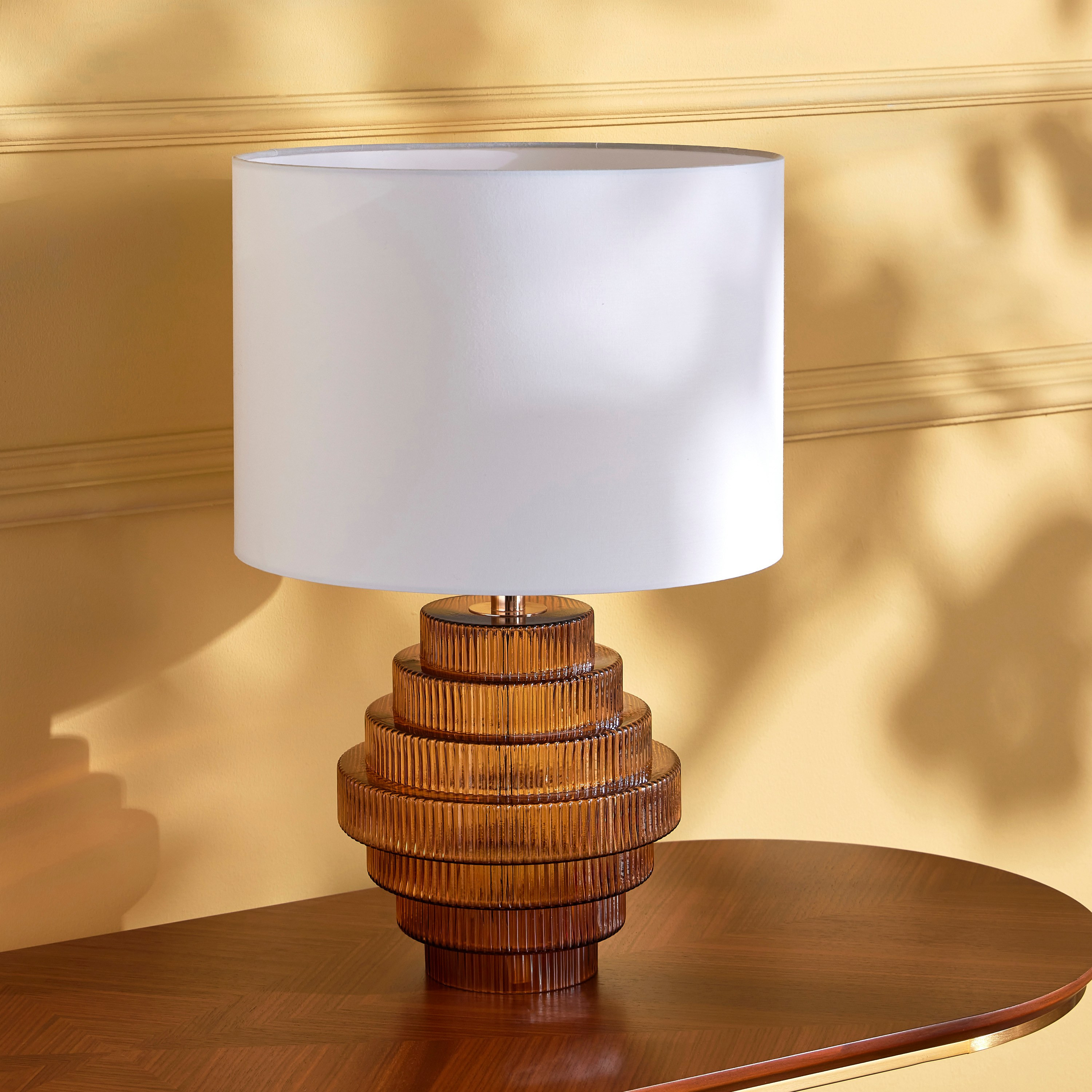 Quartz Glass Table Lamp 52 cm