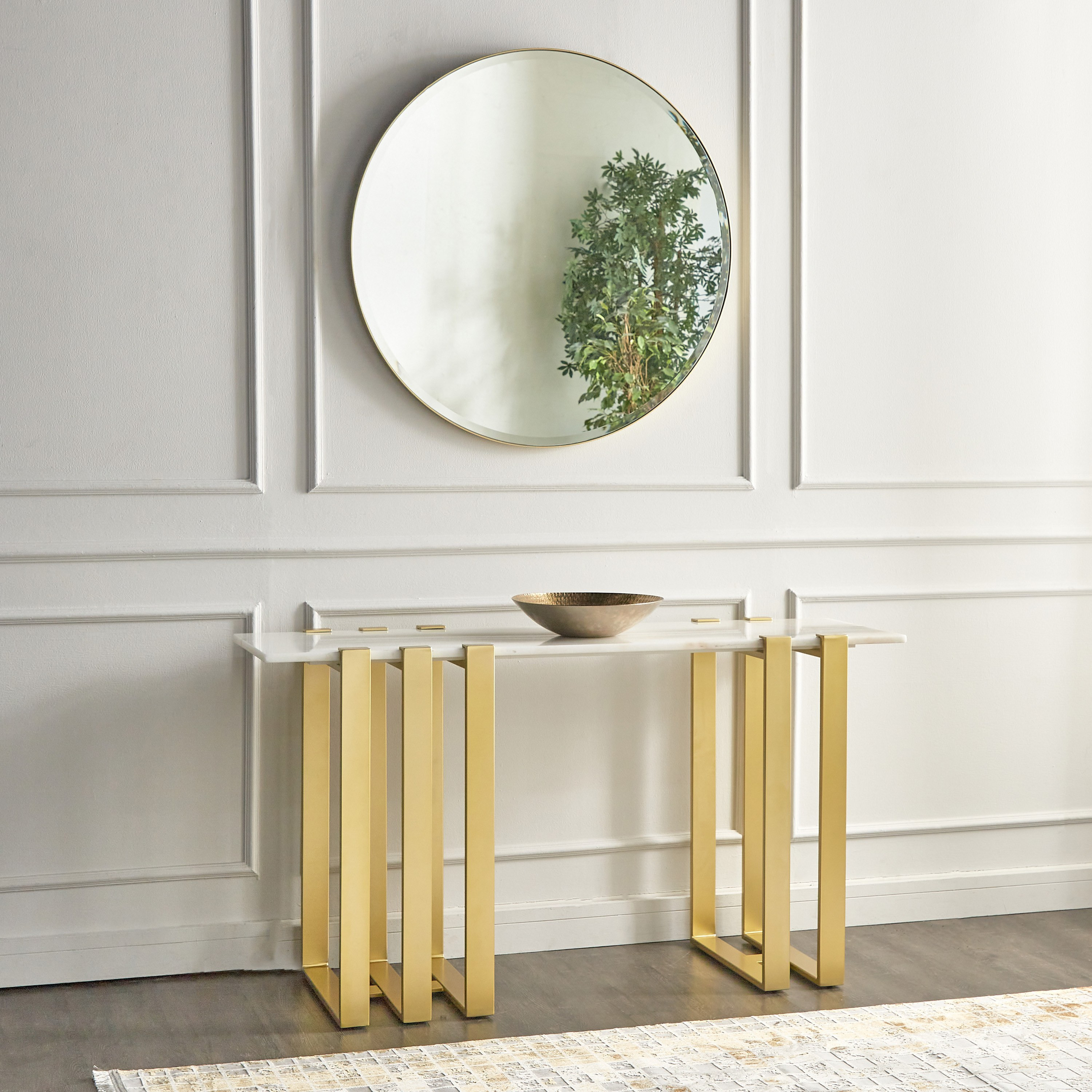 Atlee Console Table with Mirror