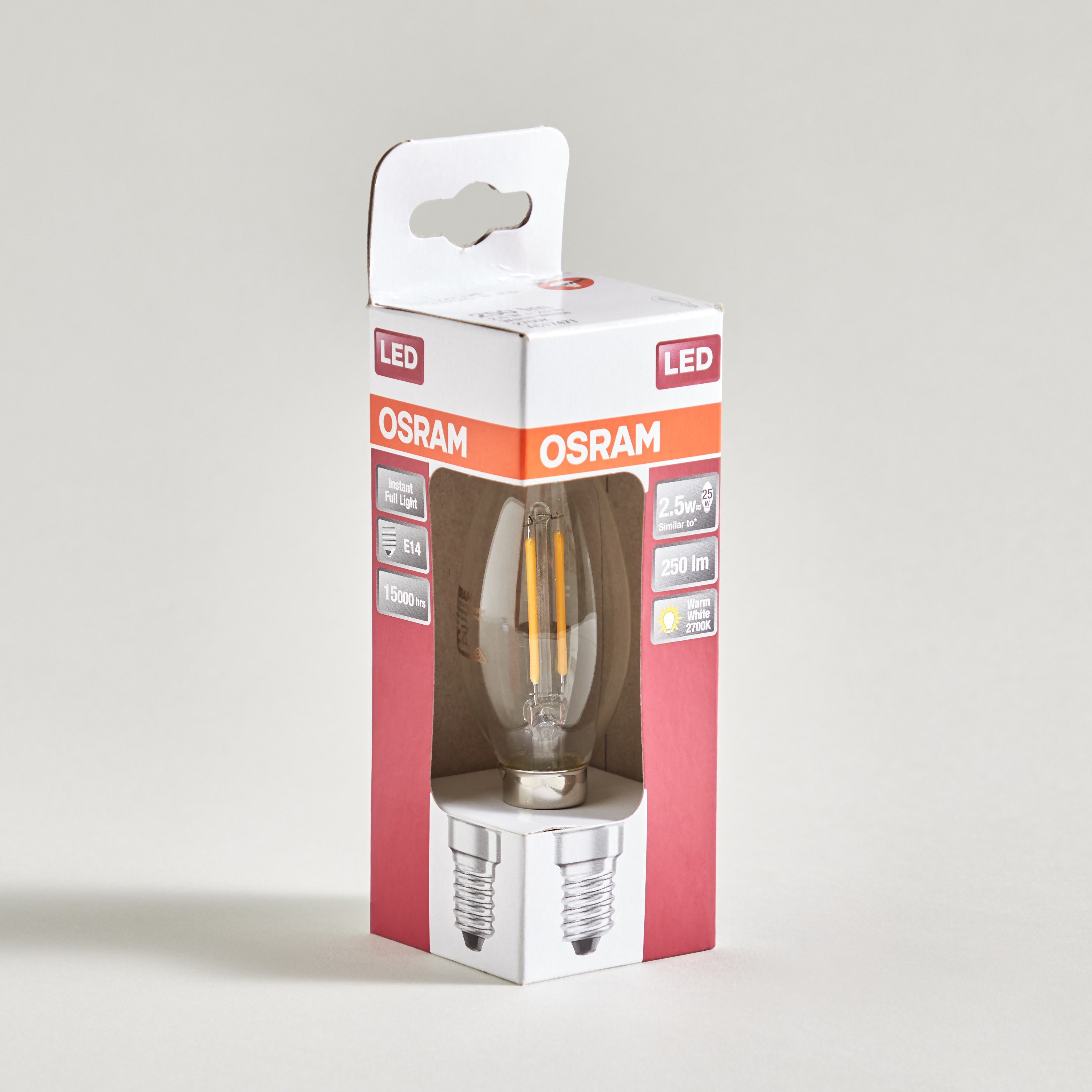 لمبة إل إي دي أوراسم - E14 2.5 واط ضوء دافئ-household-lighting-bulbsandbatteries-bulbs-image-1