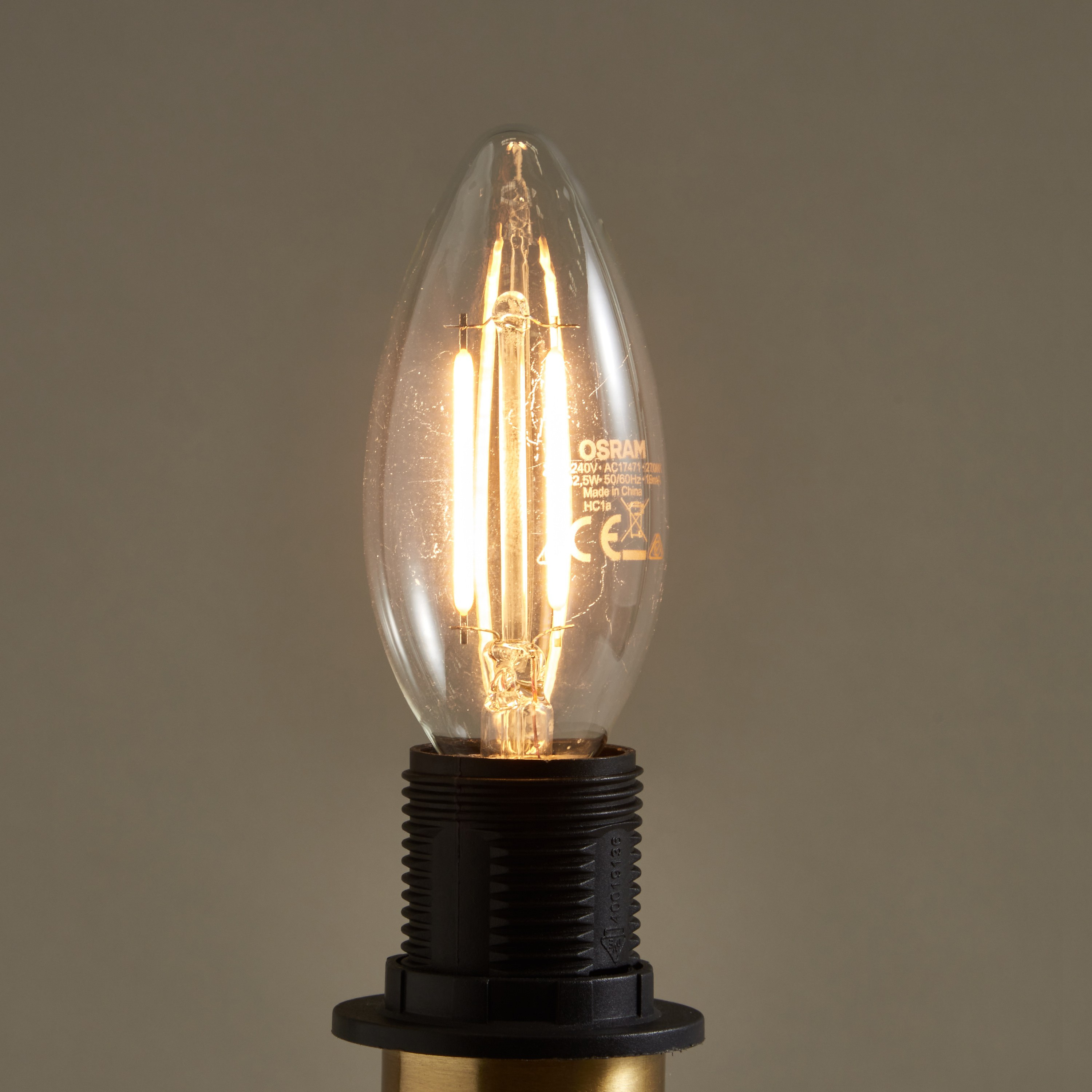 لمبة إل إي دي أوراسم - E14 2.5 واط ضوء دافئ-household-lighting-bulbsandbatteries-bulbs-image-3