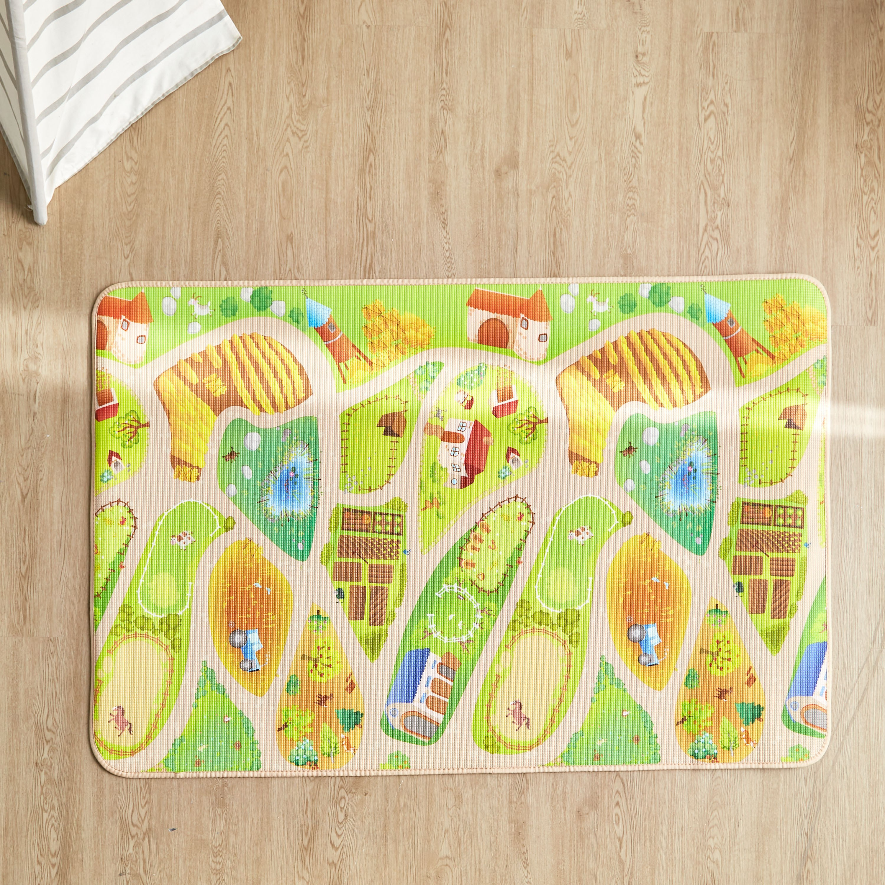 Neighbourhood Baby Roll Play Mat - 98x150 cm-babyandkids-rugsandcarpets-playmats-image-2