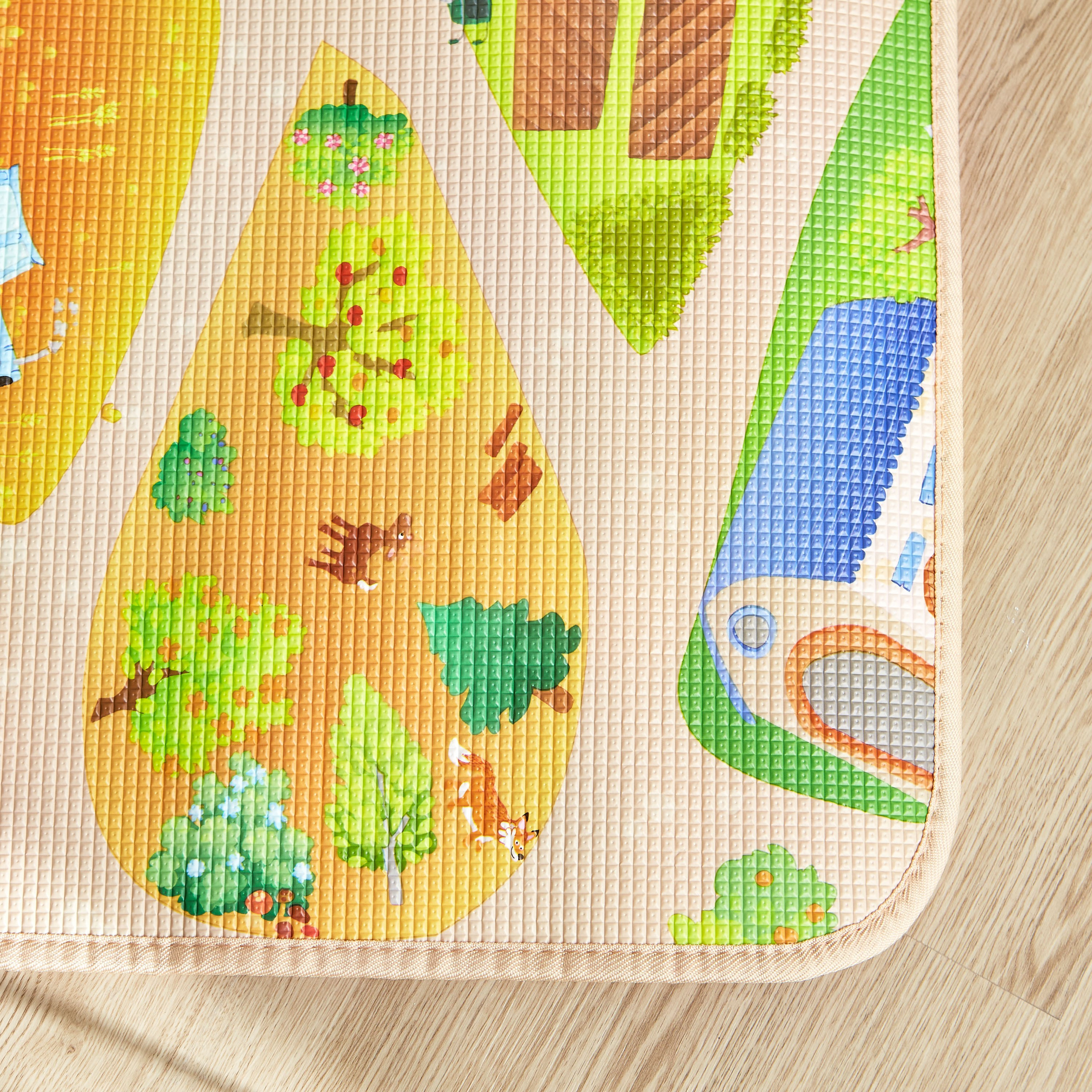 Neighbourhood Baby Roll Play Mat - 98x150 cm-babyandkids-rugsandcarpets-playmats-image-6