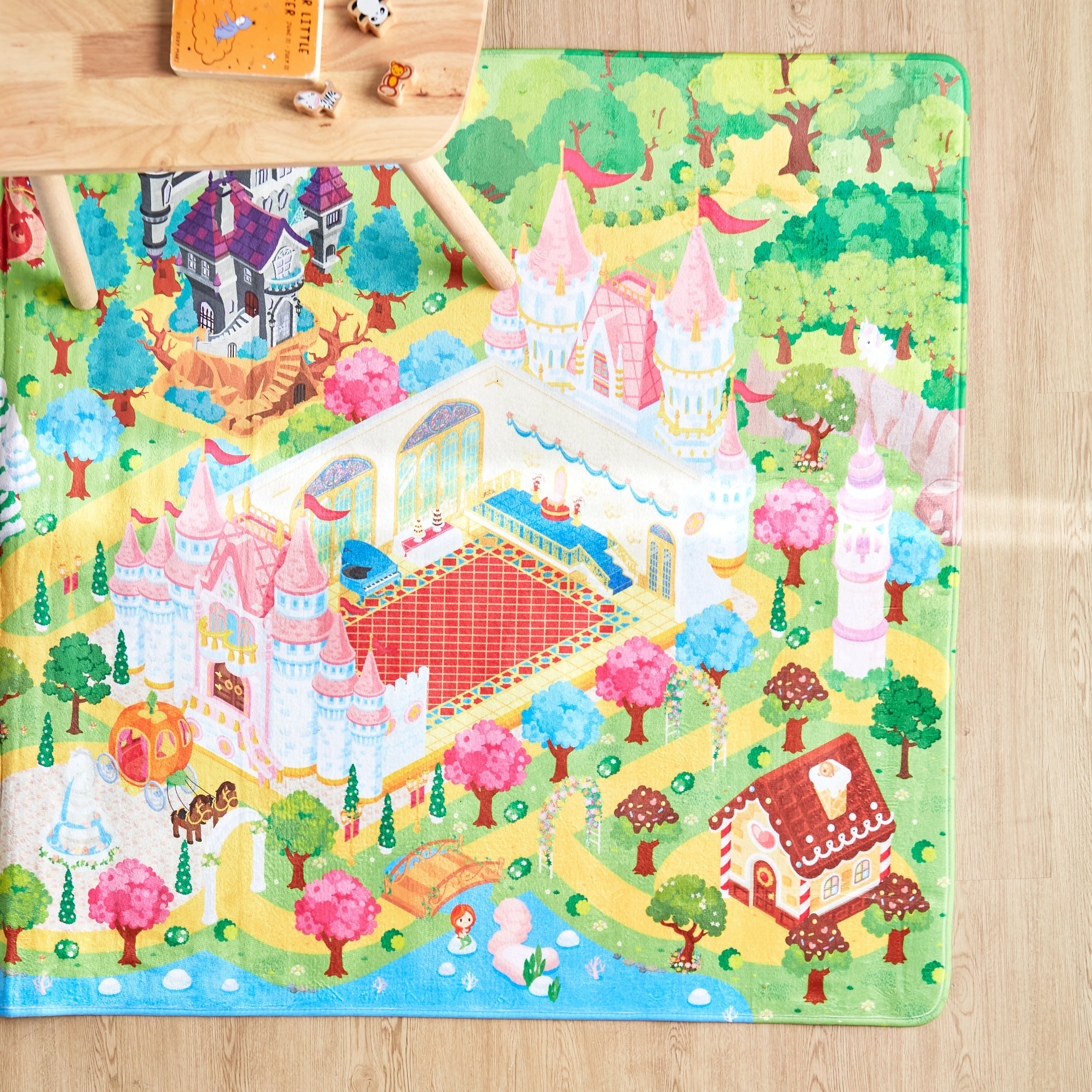 Shop Princess Castle Reversible Soft Playmat - 130x180 cm | Home Centre UAE