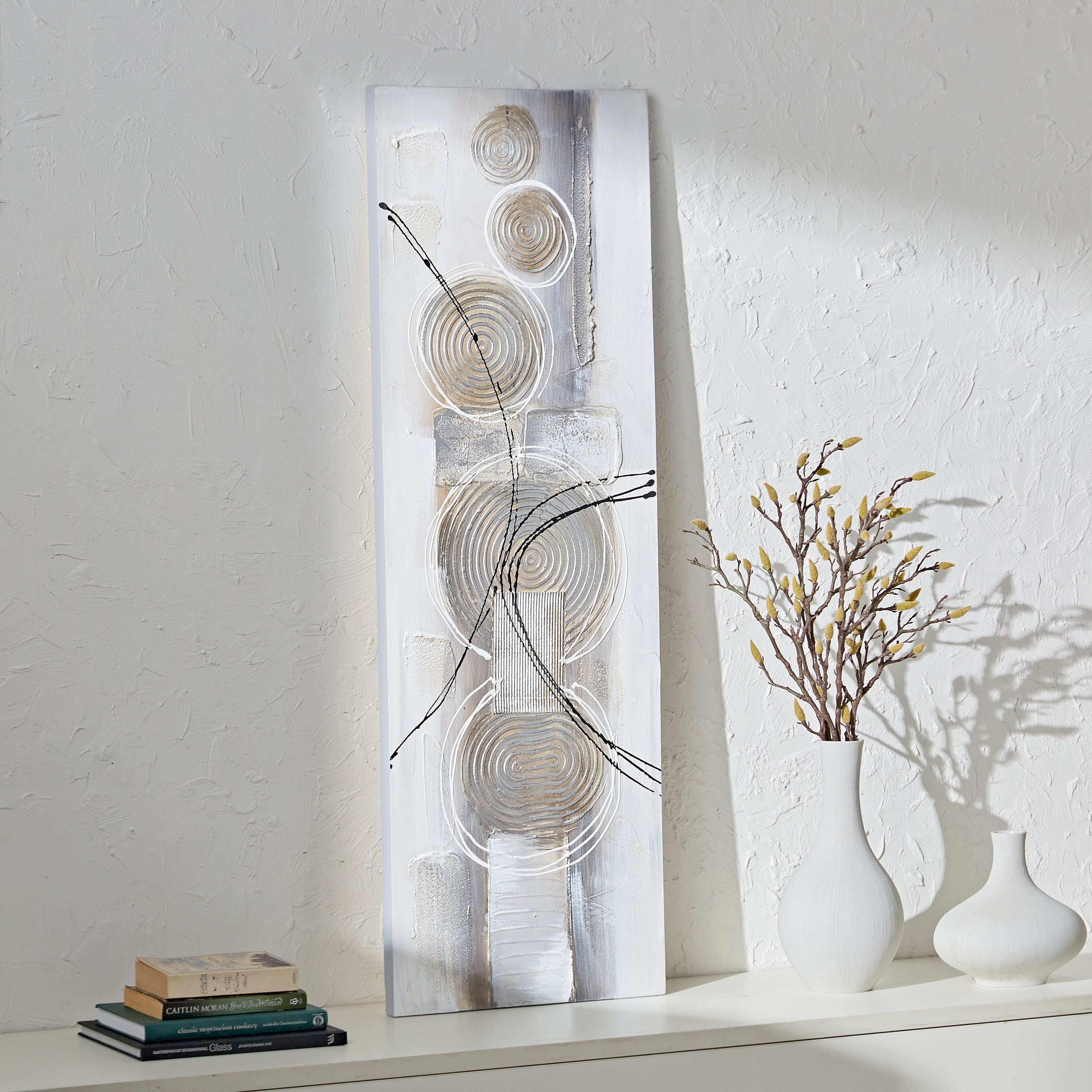 زينة حائط كانفاس غير مؤطرة - 40x120 سم - إليفيشن-household-walldecorandmirrors-wallart-image-2