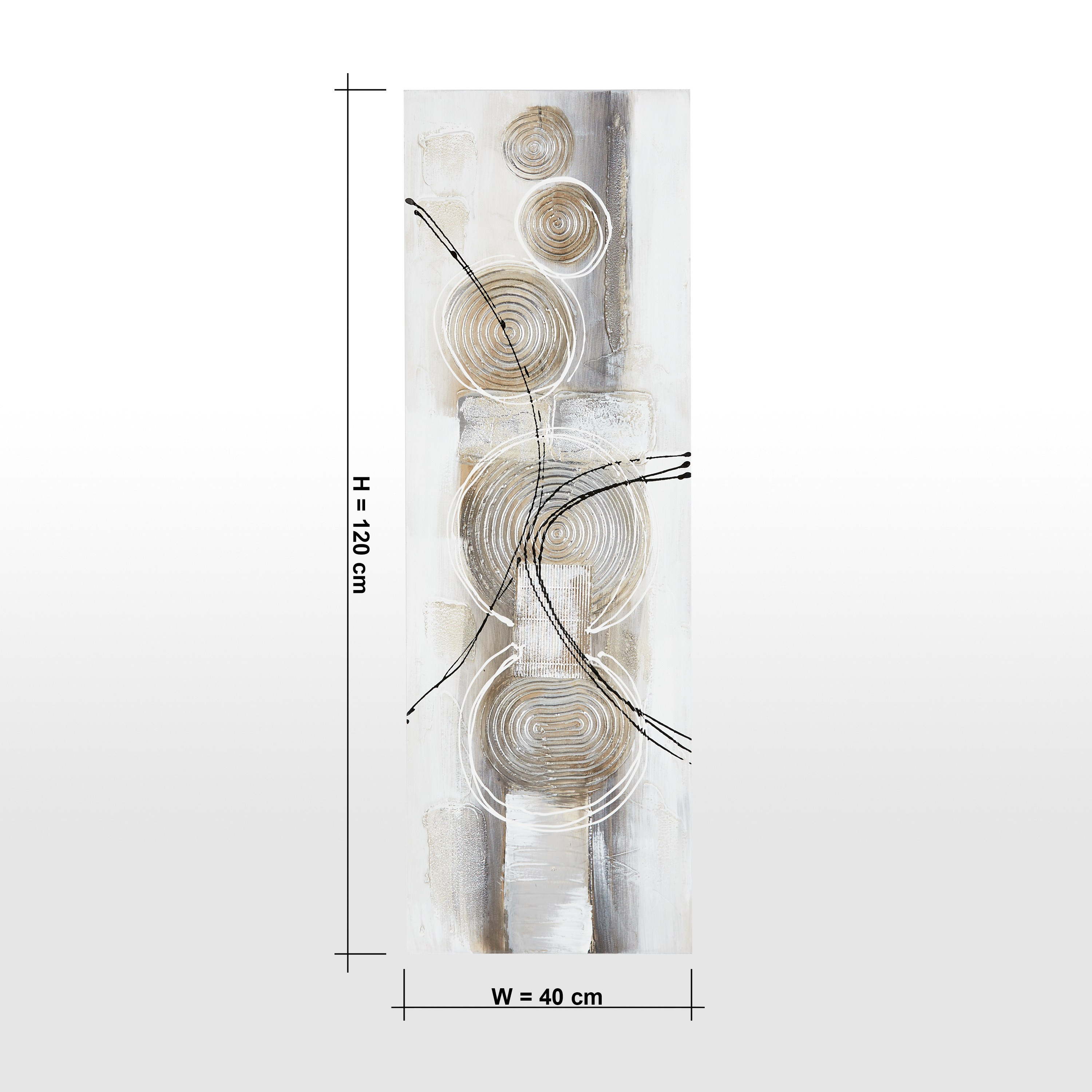 زينة حائط كانفاس غير مؤطرة - 40x120 سم - إليفيشن-household-walldecorandmirrors-wallart-image-4