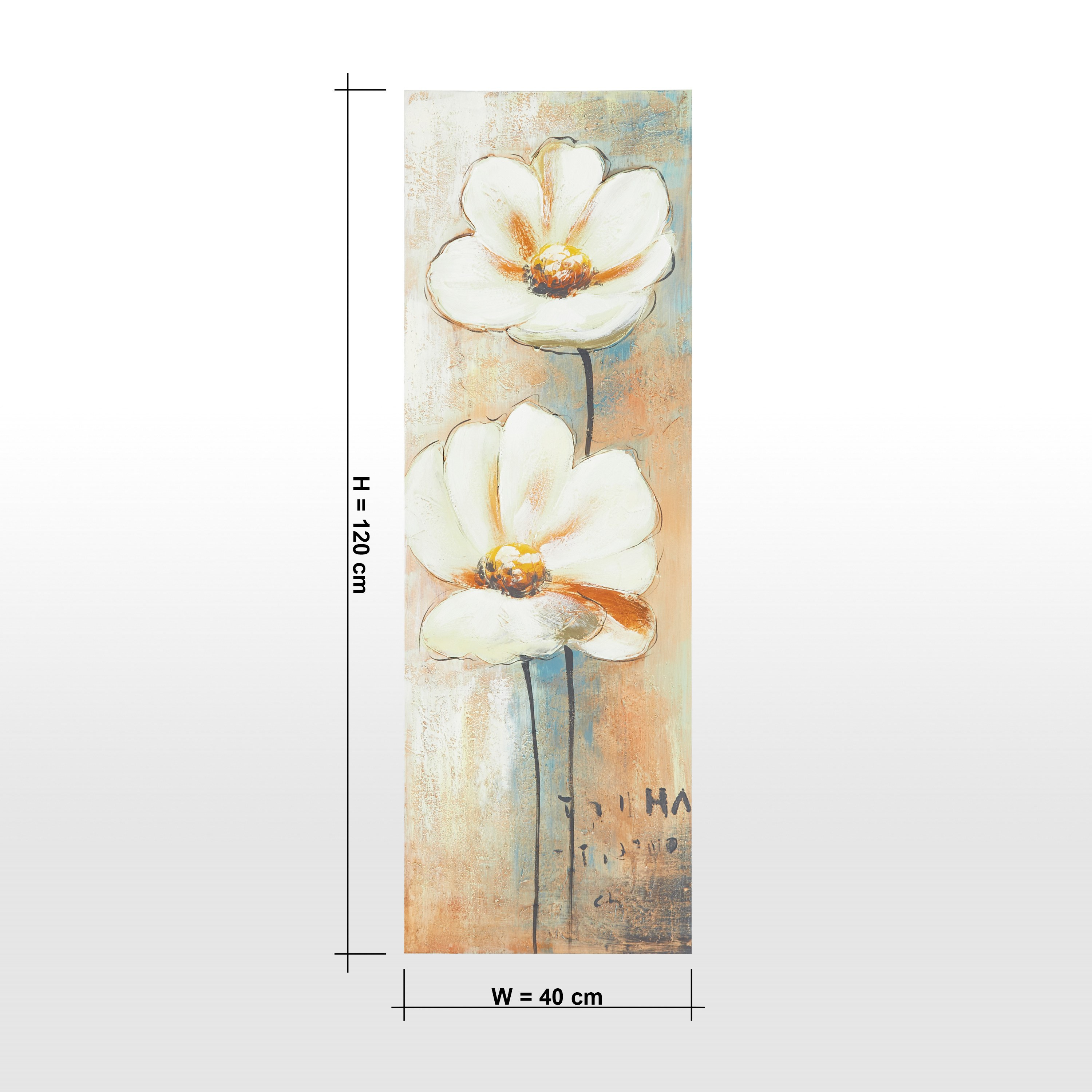 Shop Flowering Unframed Canvas Wall Art - 120x40 cm | Home