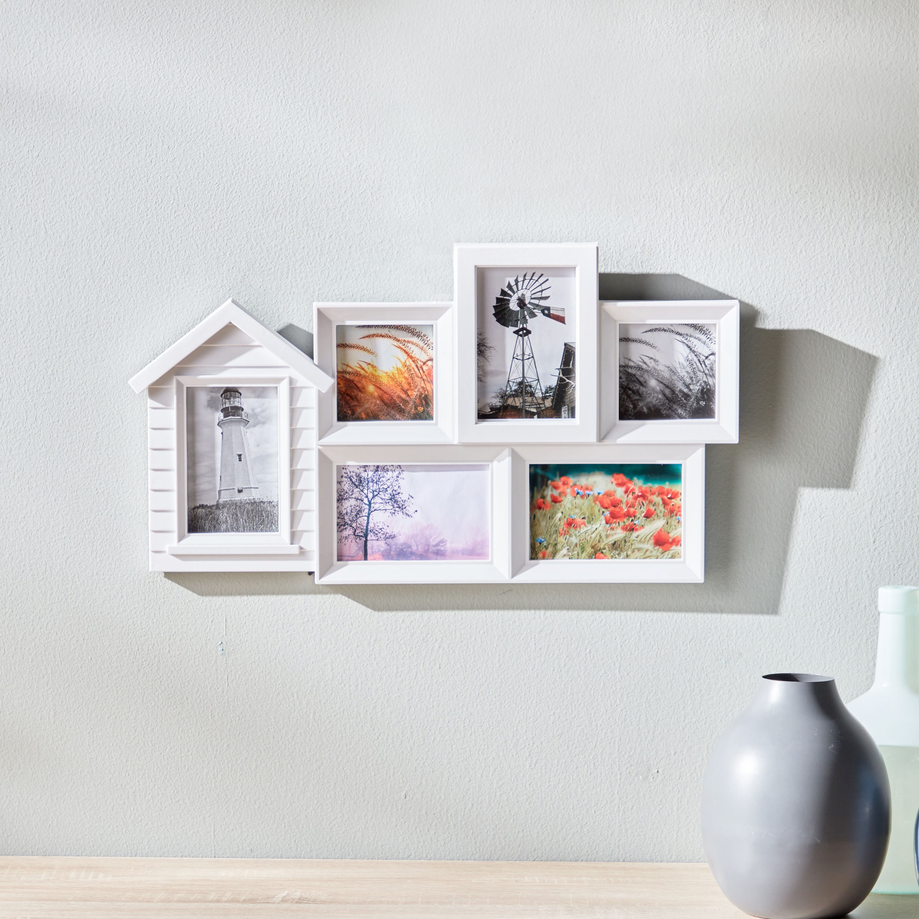 A Beautiful Life Collage Photo Frame - 31x56 cm-household-walldecorandmirrors-photoframes-image-1